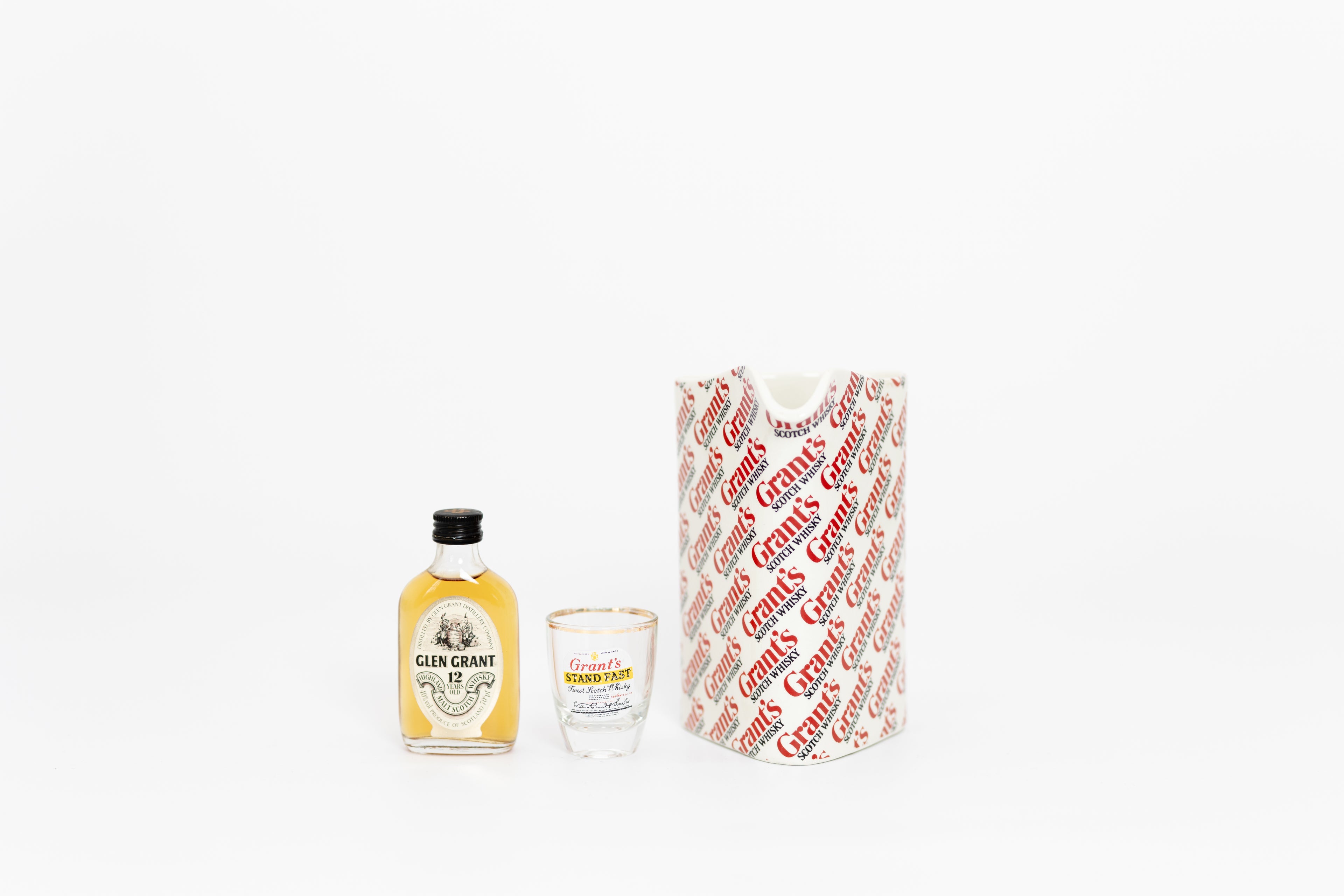 Glen Grant 1980s 75cl + Miniature & Jug