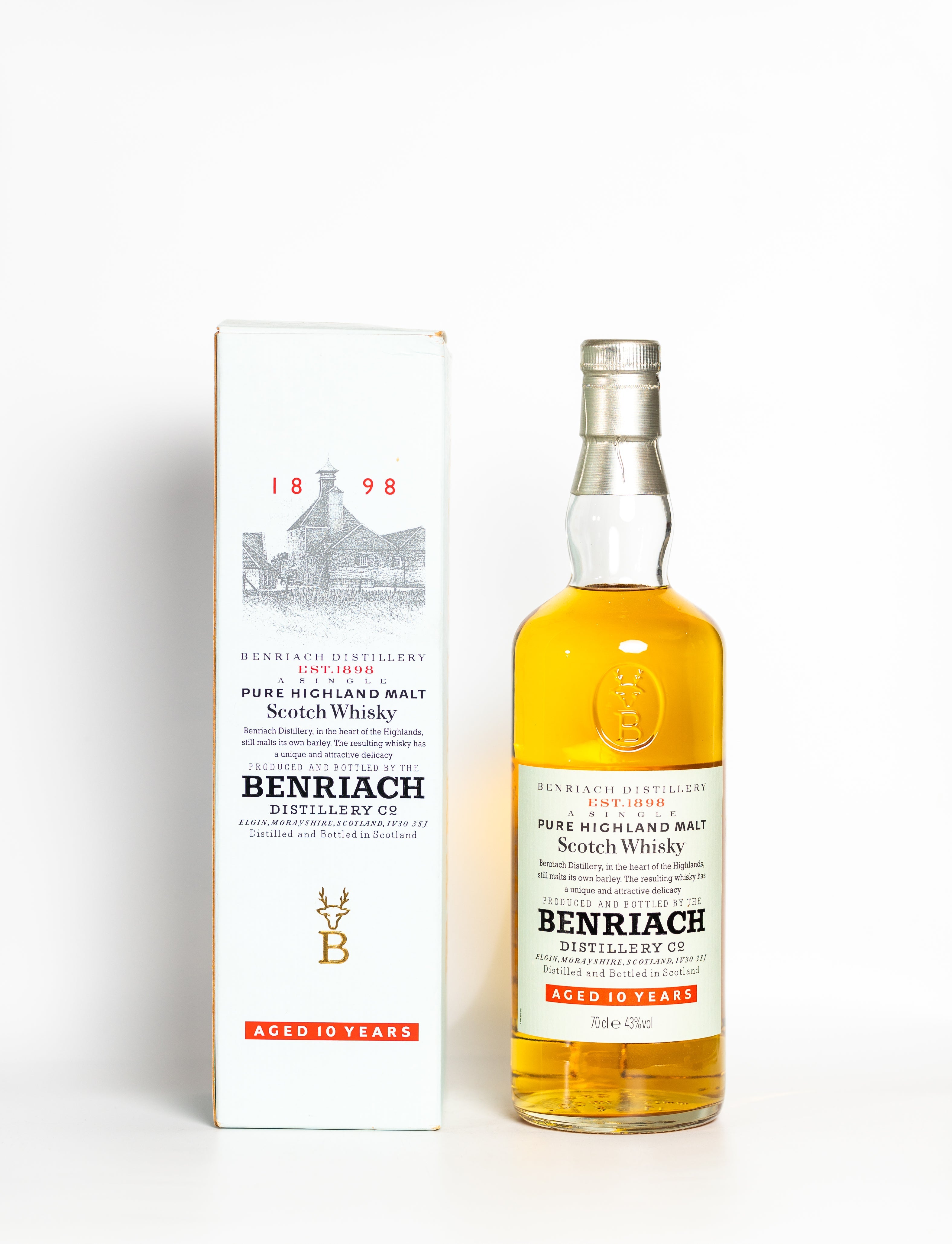 BenRiach 10 years old Pure Highland Malt - 2003