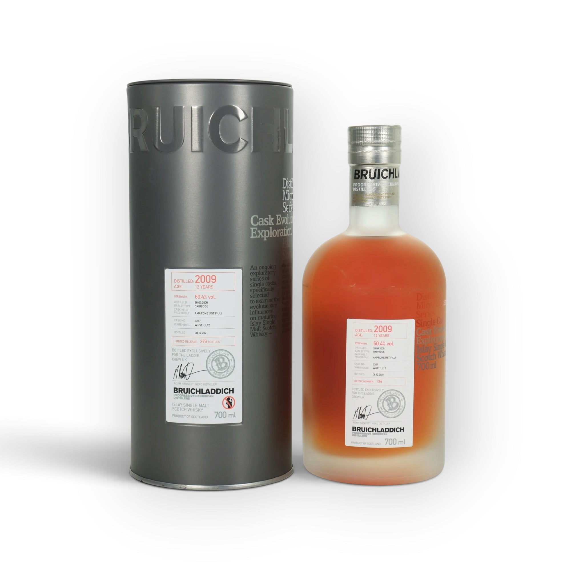 Bruichladdich 12 Year Old 2009 Micro Provenance | Amarone Cask | 60.4% | 70cl | Single Cask Islay