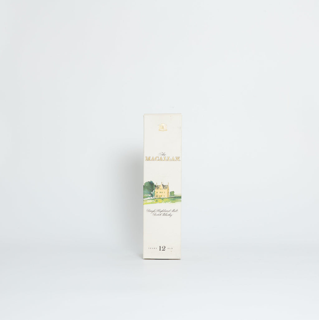 Macallan 12 Year Old – Speyside Single Malt, 43% ABV, 1 Litre (1990s Bottling, With Original Box)