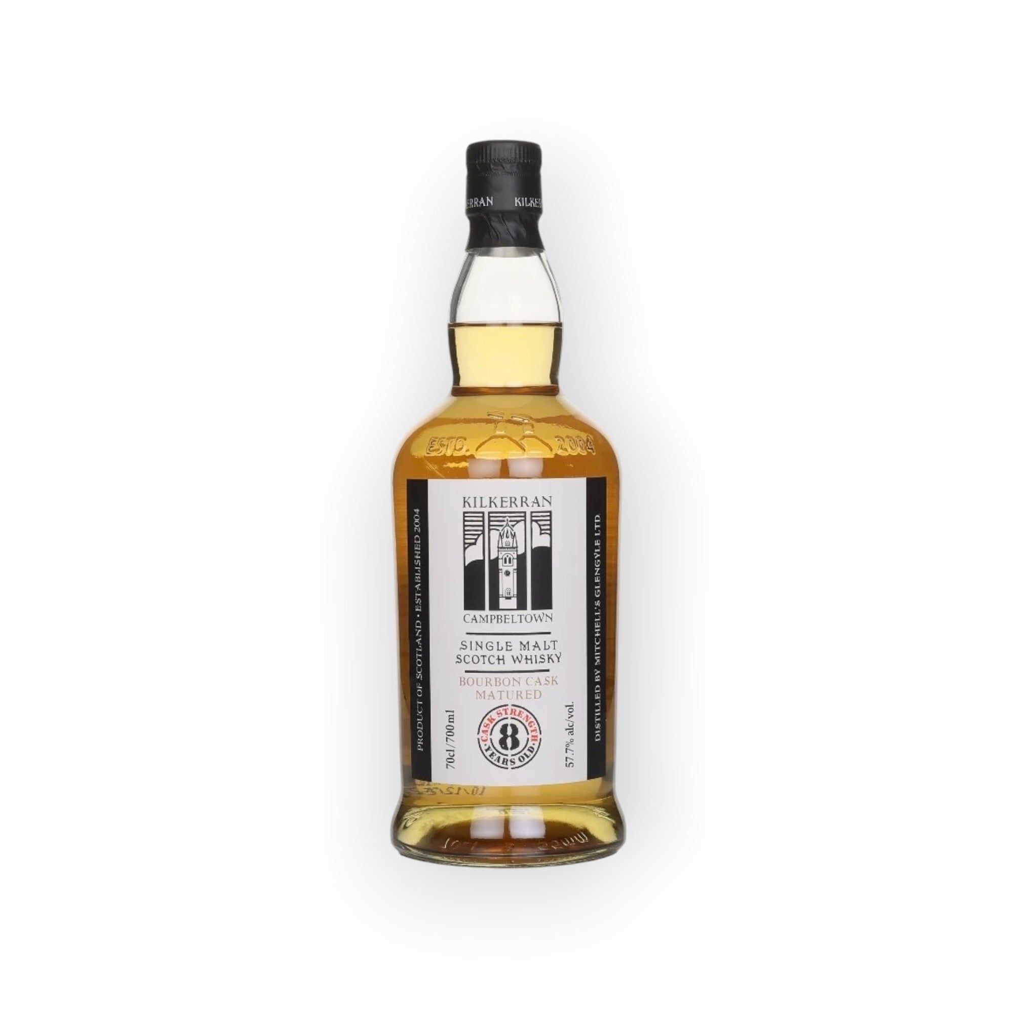 Kilkerran 8 Year Old Bourbon Cask Strength | 57.7% | 70cl | Campbeltown Single Malt