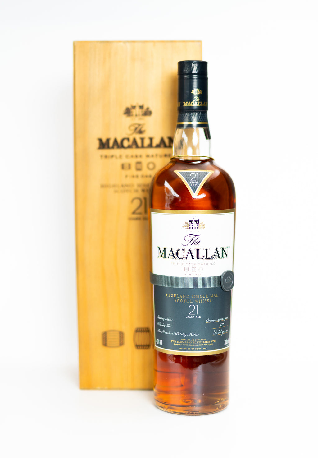 Macallan 21 Year Old Fine Oak