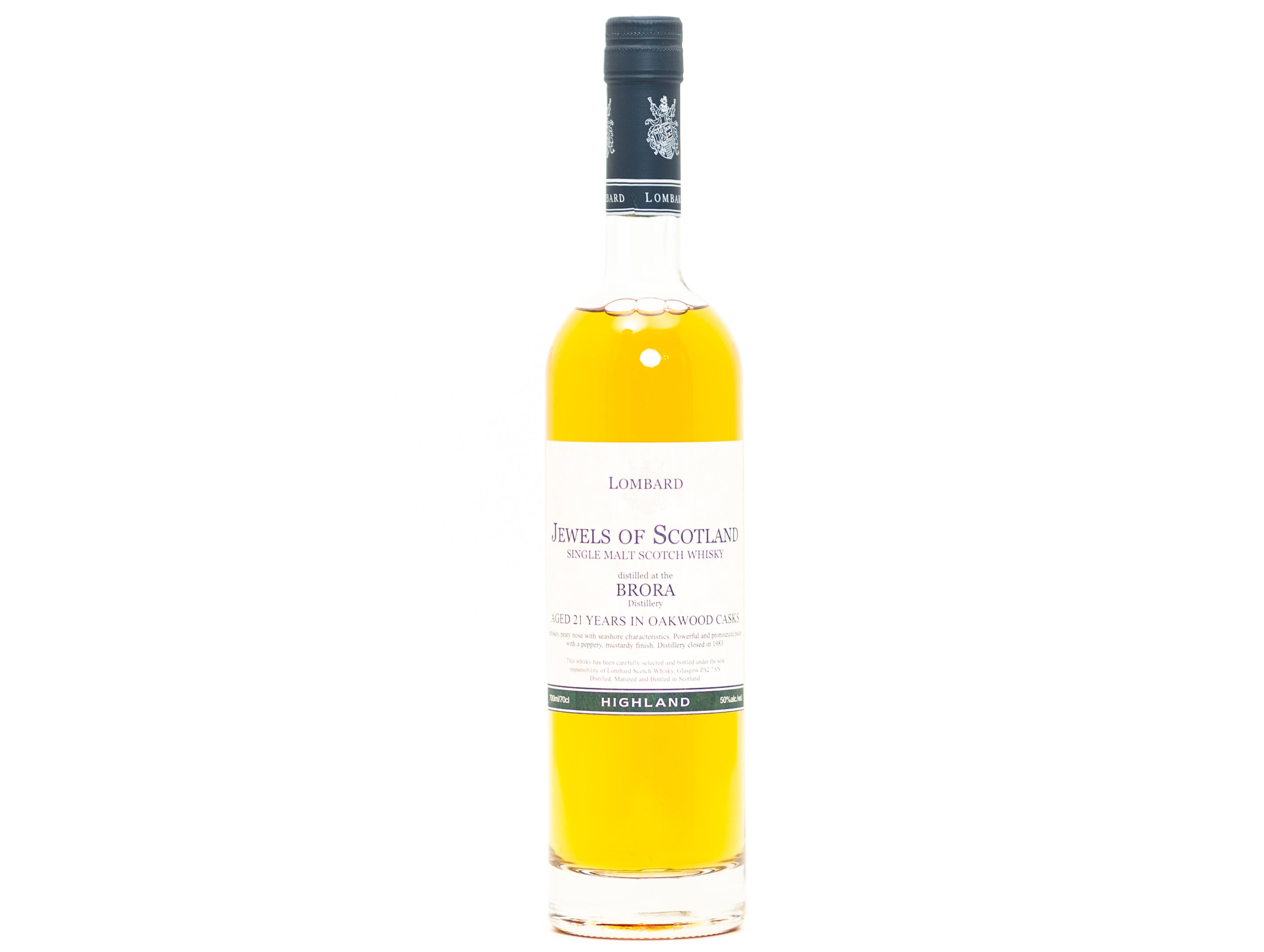 Brora 21 Year Old - Lombard Bottling