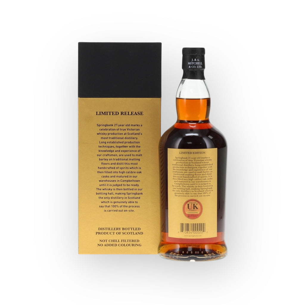 Springbank 21 Year Old 2025 Release