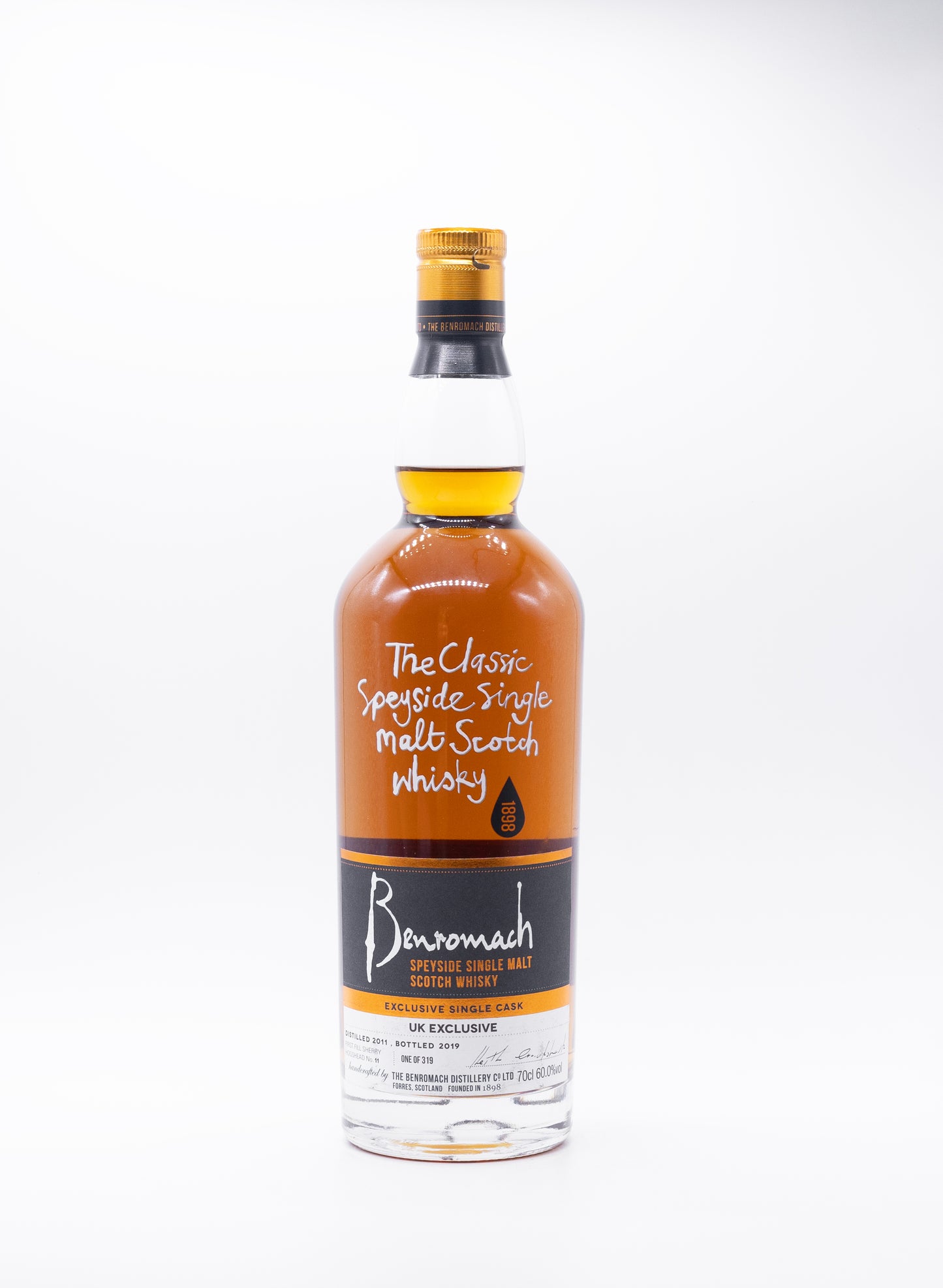 Benromach Single Cask 2011 First Fill Sherry Hogshead