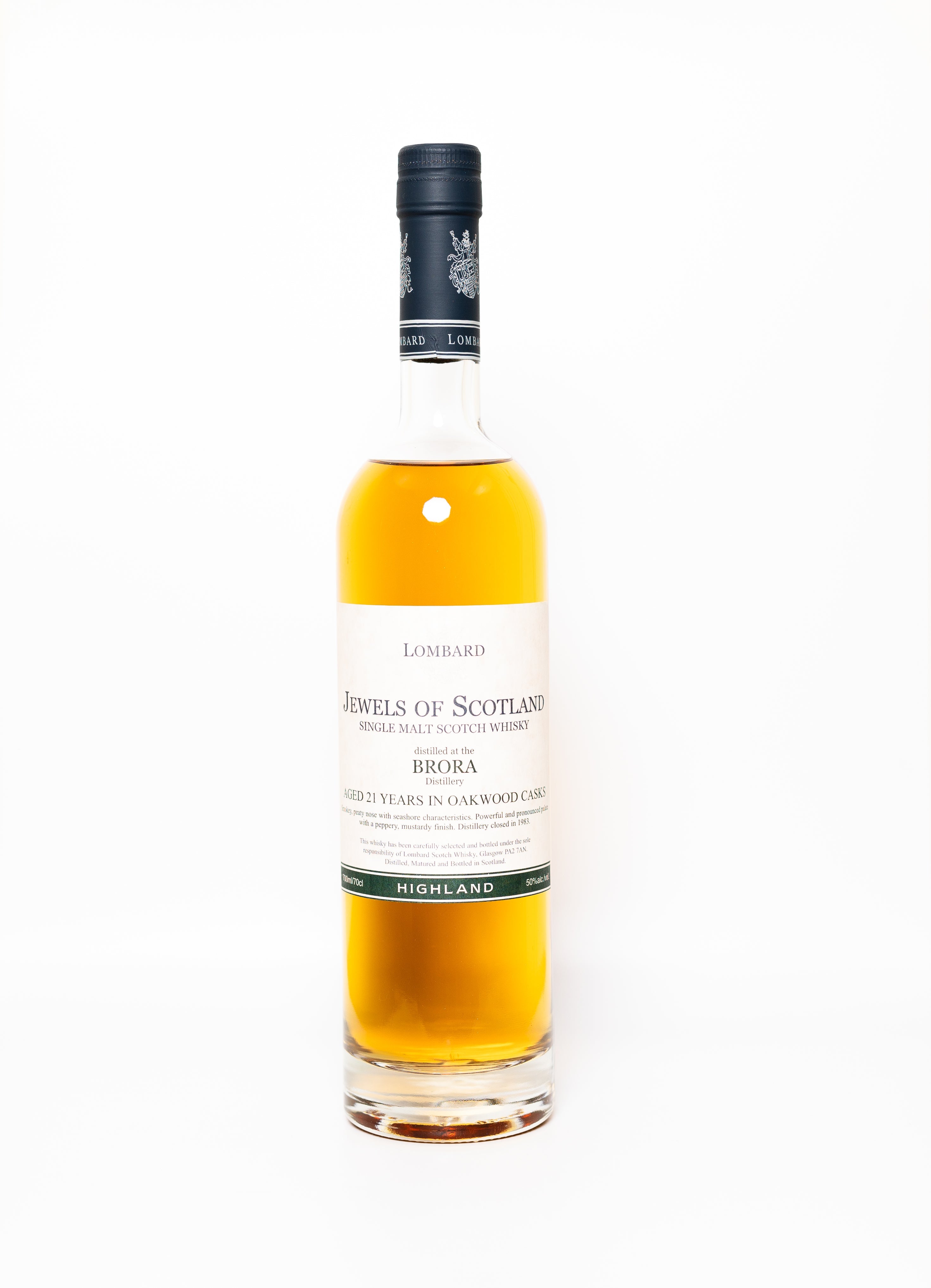 Brora 21 Year Old - Lombard Bottling