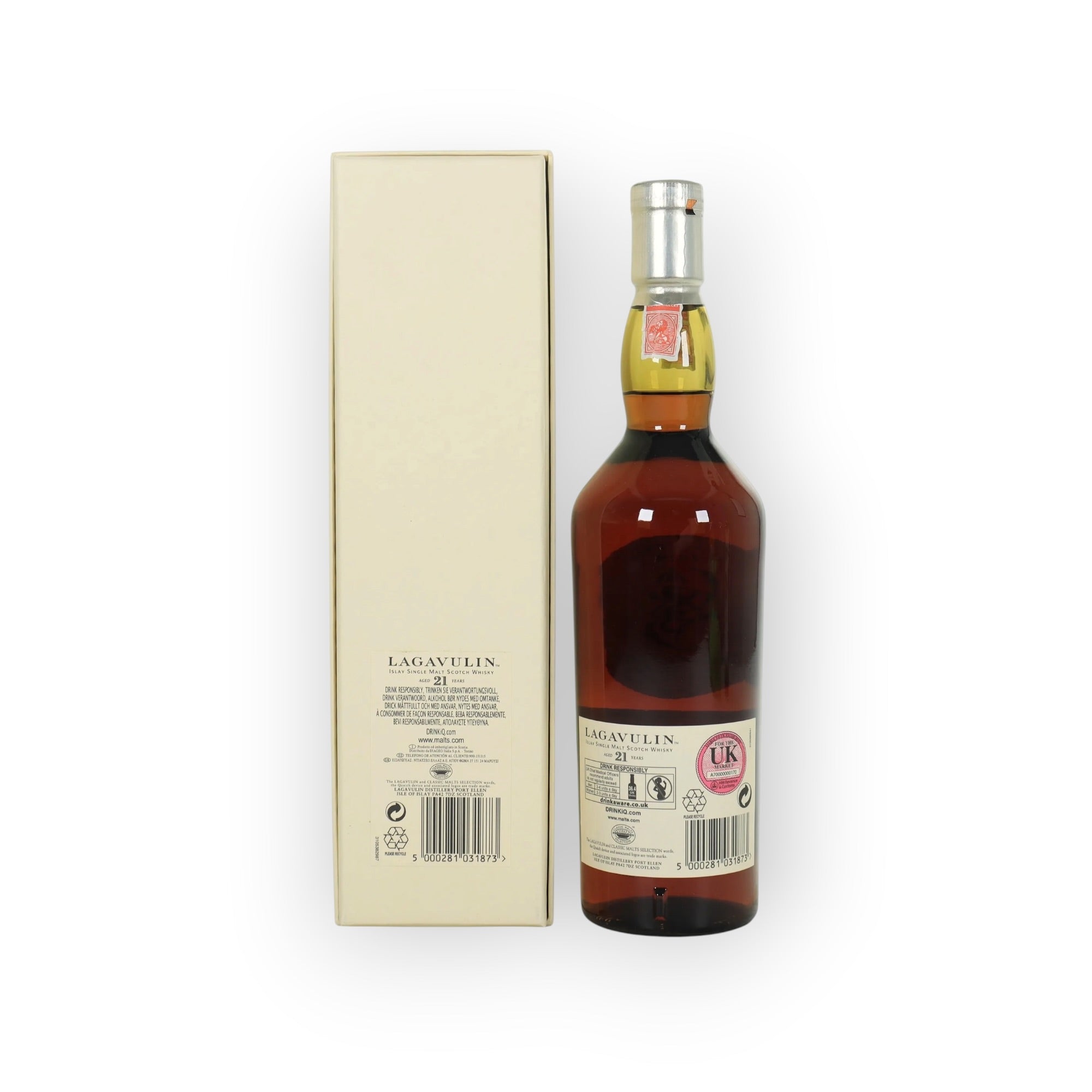 Lagavulin 21 Year Old 1991 Vintage (Limited Edition 2012) 70cl 52%