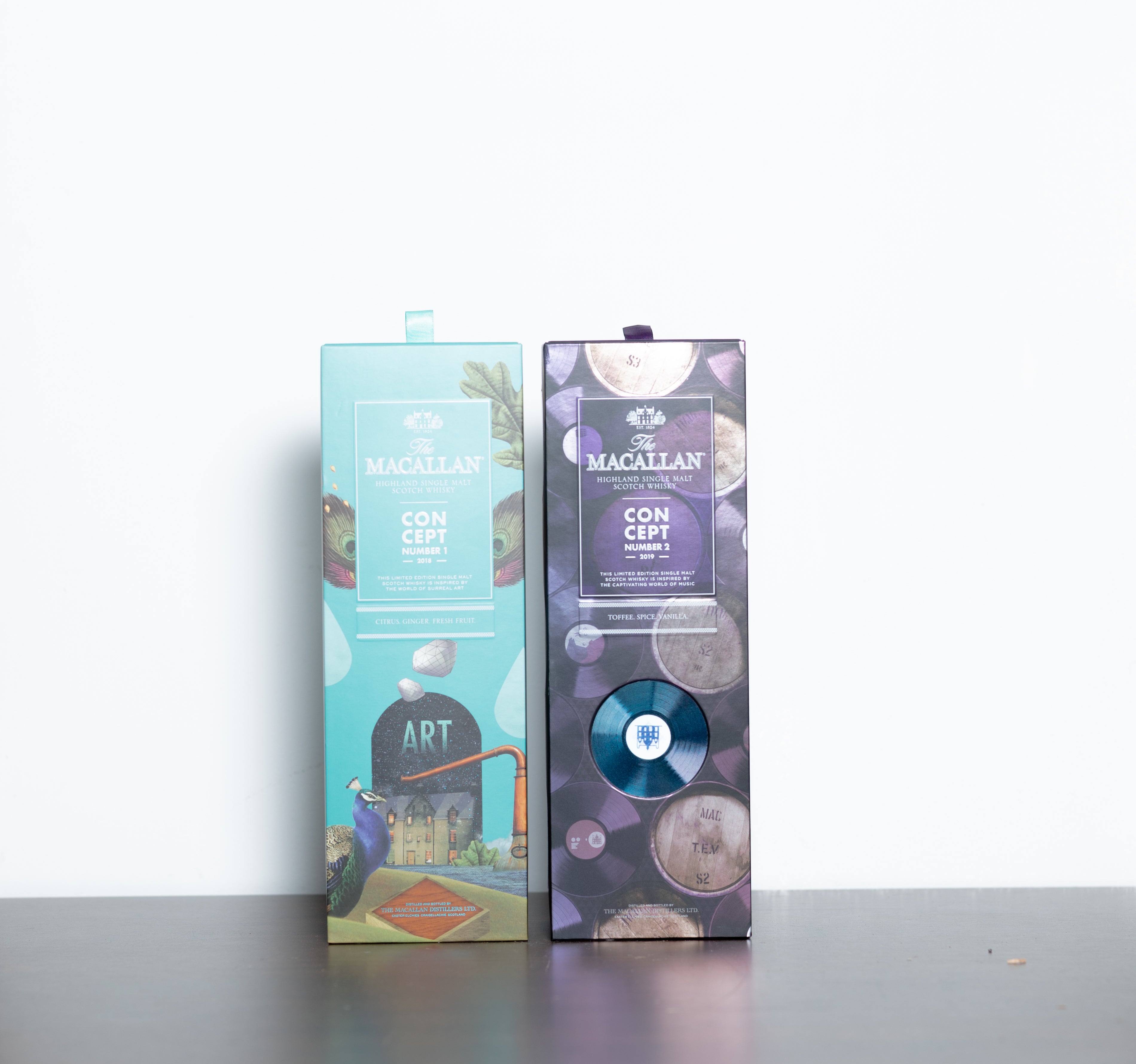 The Macallan Concept Series Collection No. 1–3 (3 x 70cl) – Concept No.1 (40%), Concept No.2 (40%), Concept No.3 (40.8%) (Full Presentation)