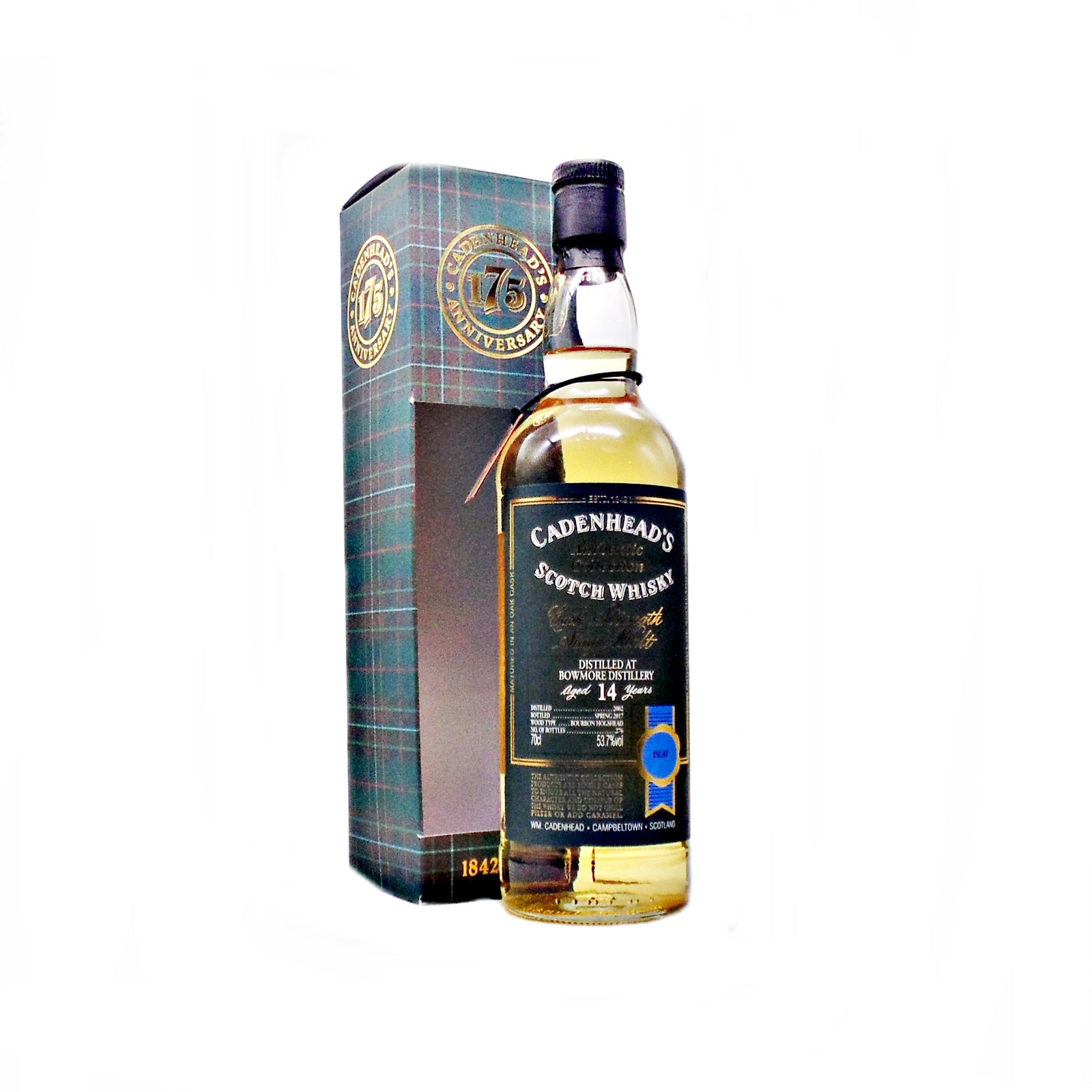 Bowmore 14 year old Cadenhead’s 175th Anniversary