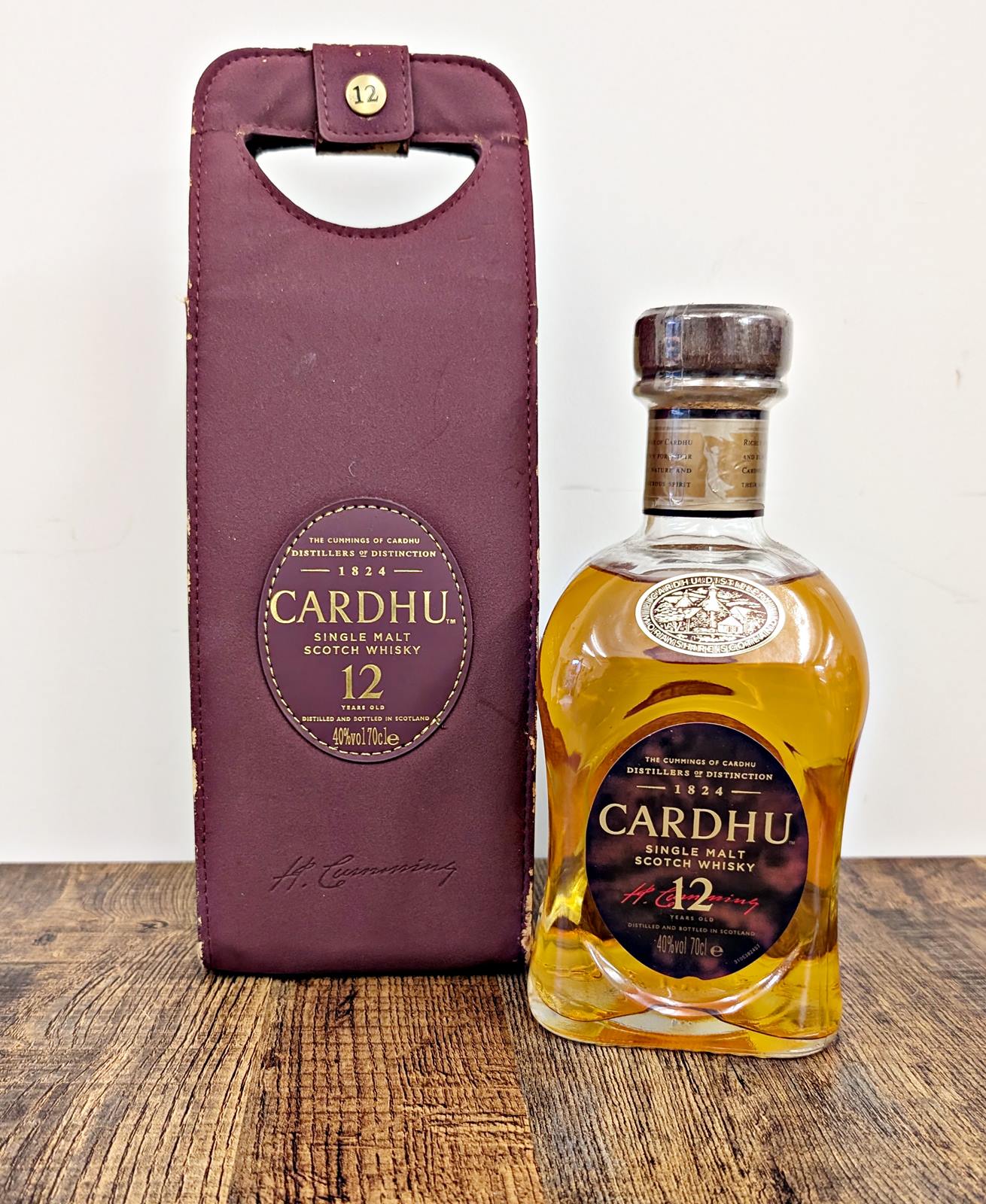 Cardhu 12 year Old W/ Leather Pouch