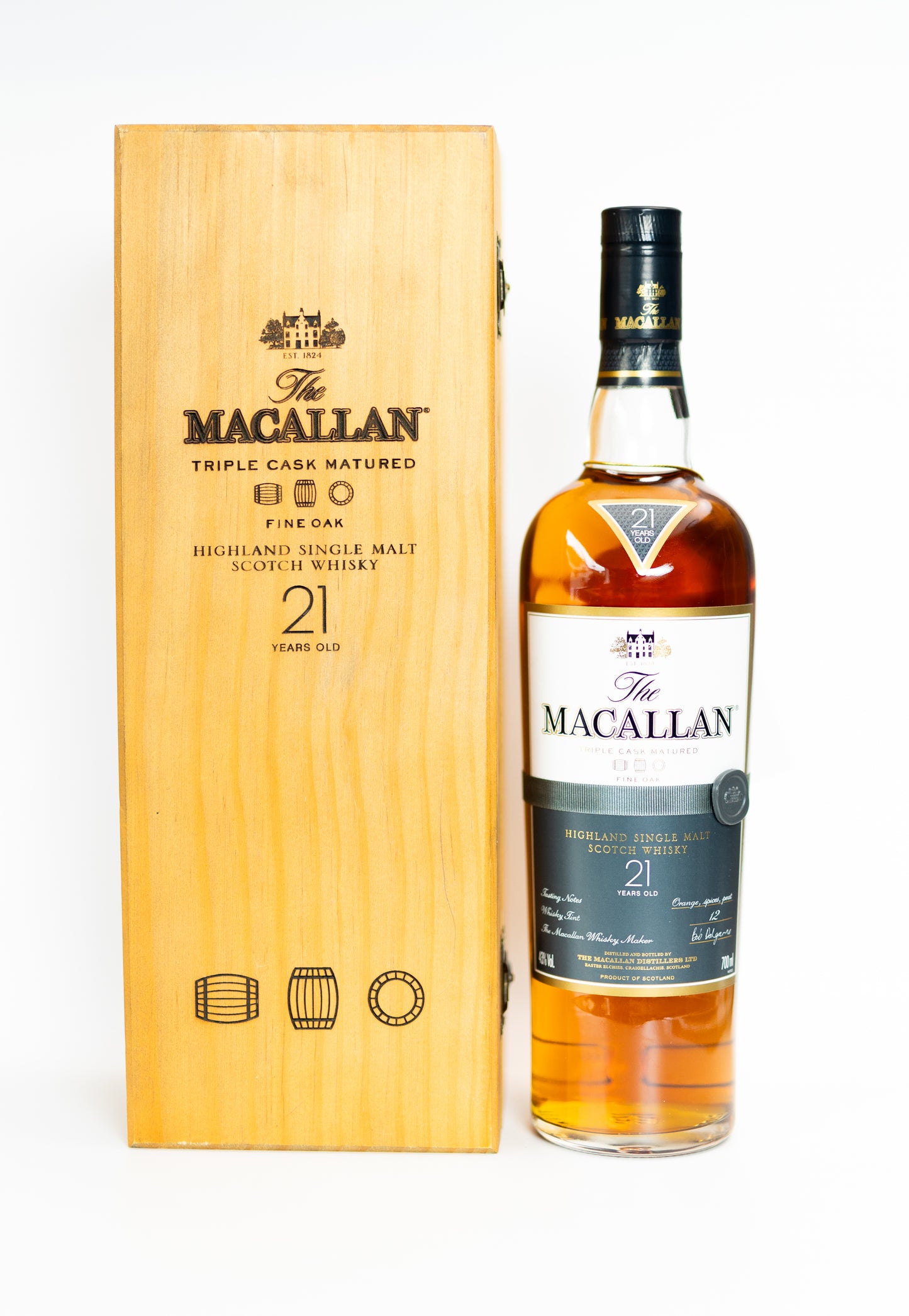 Macallan 21 Year Old
Fine Oak