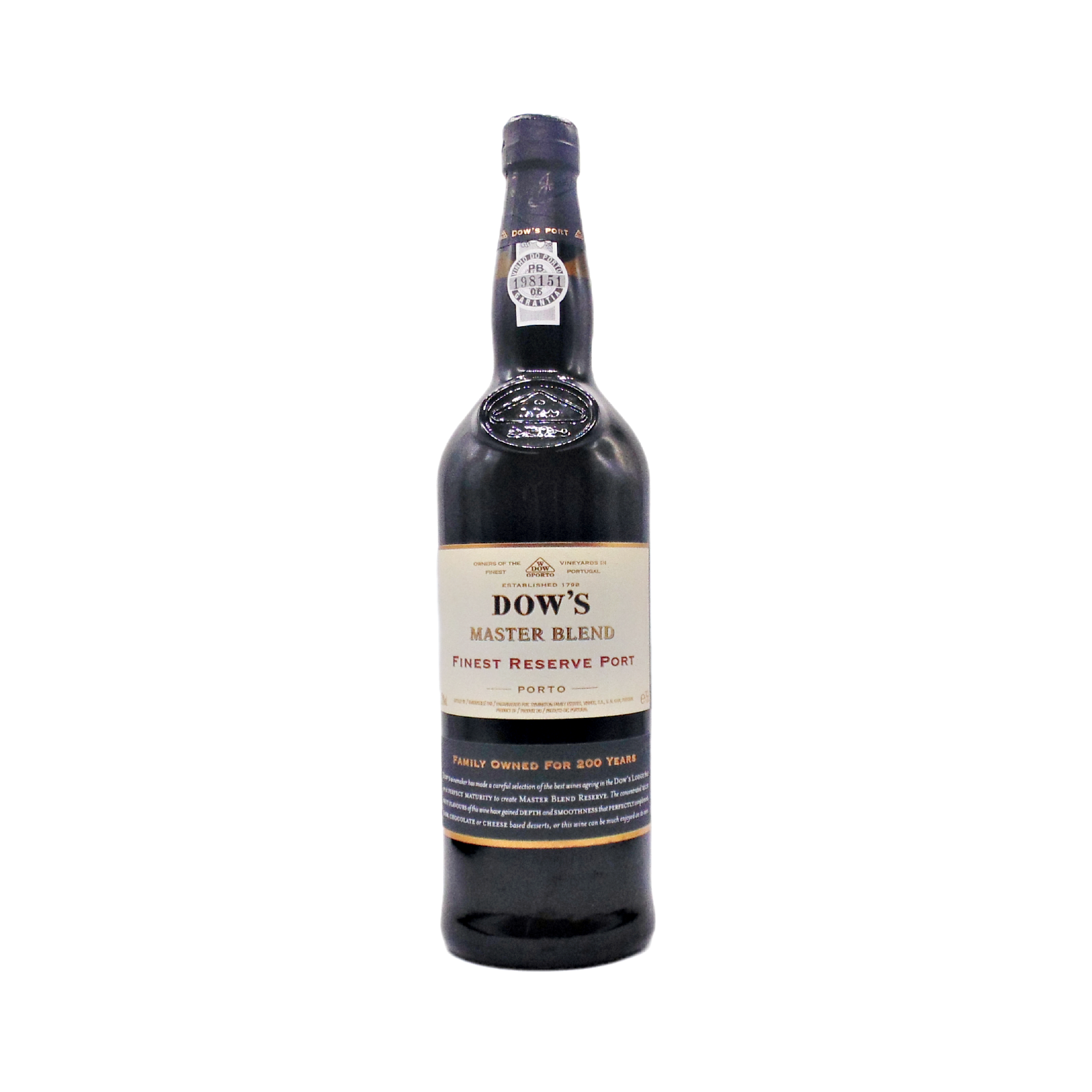 Dow's Master Blend - Finest Reserve Port