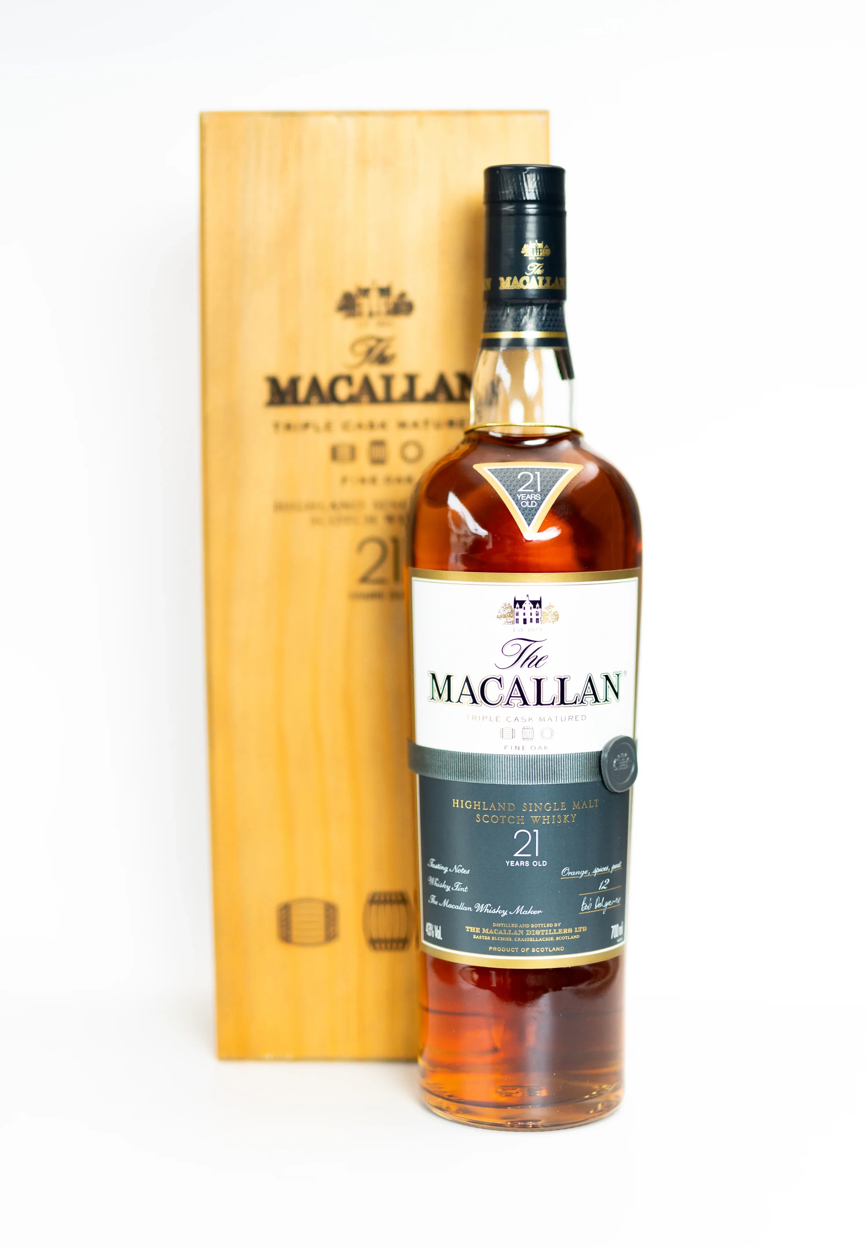 Macallan 21 Year Old Fine Oak