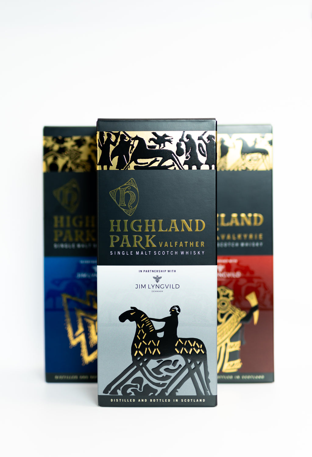 Highland Park Viking Legend Series Full Set - Valkyrie, Valknut & Valfather