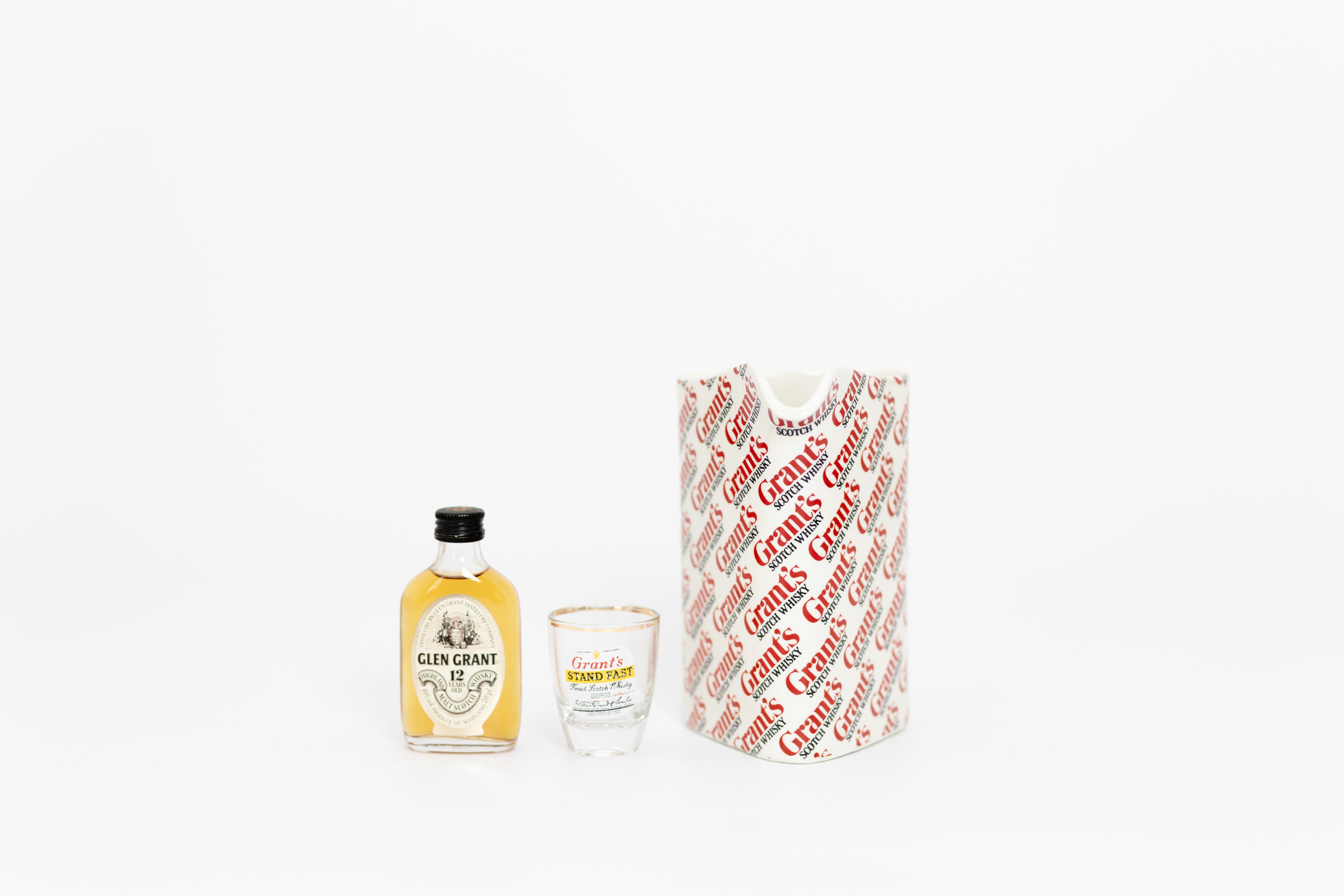 Glen Grant 1980s 75cl + Miniature & Jug