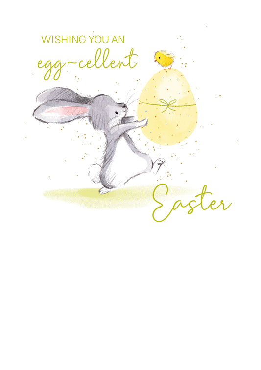 Wishing You an egg-cellent Easter Card