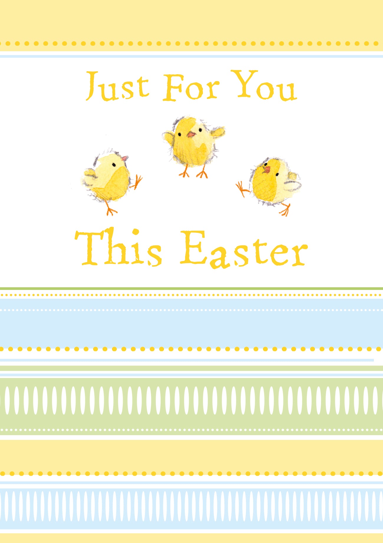 Just For You Easter card