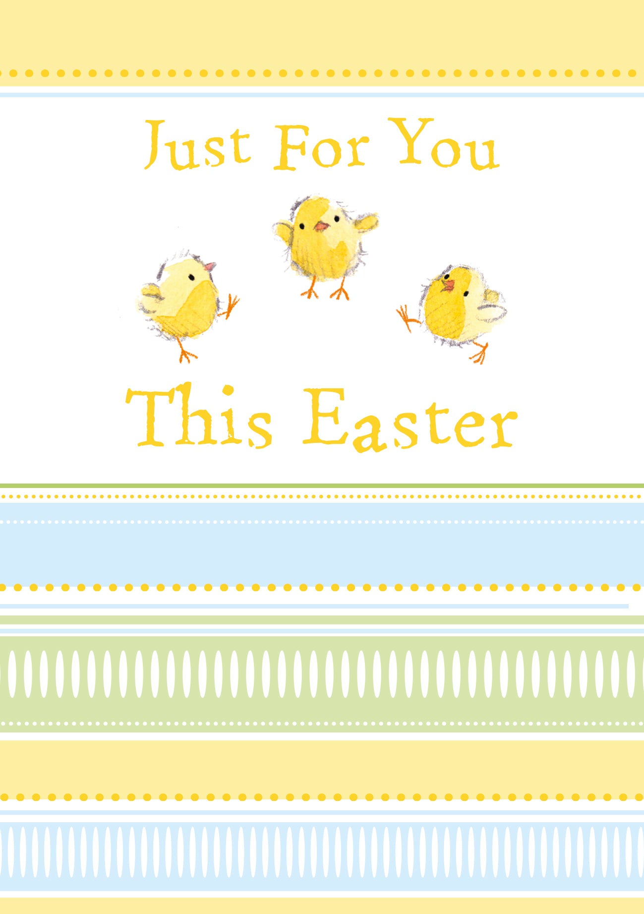 Just For You Easter card