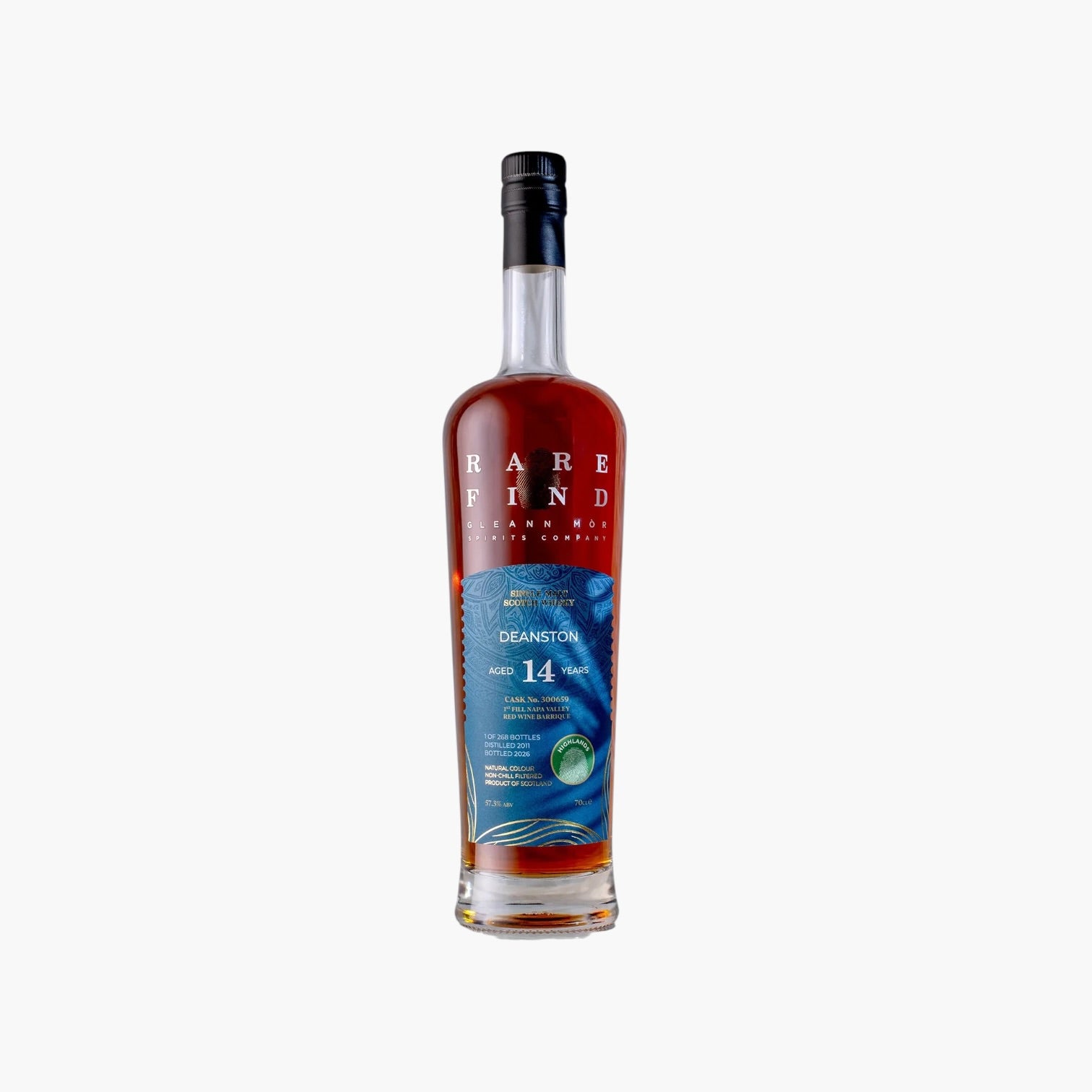 Rare Find Deanston 14 Year Old | Single Cask | 1st Fill Napa Valley Red Wine Barrique | 57.3% ABV