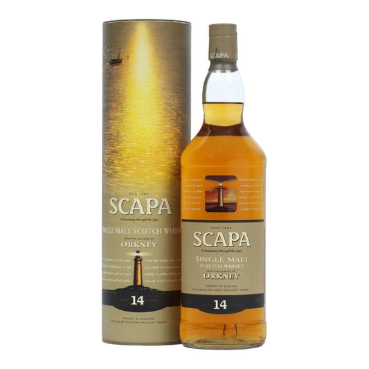 Scapa 14 Year Old Single Malt Scotch Whisky 1L