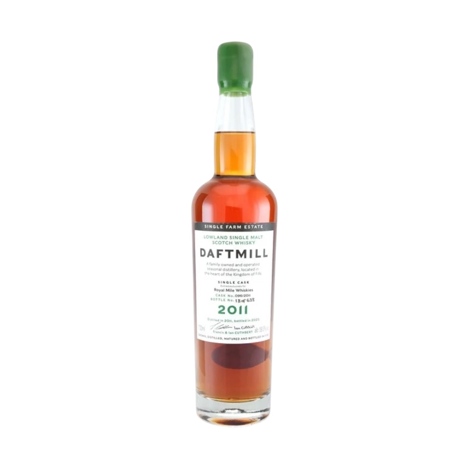 Daftmill 2011 Single Cask #96 Royal Mile Whiskies Exclusive