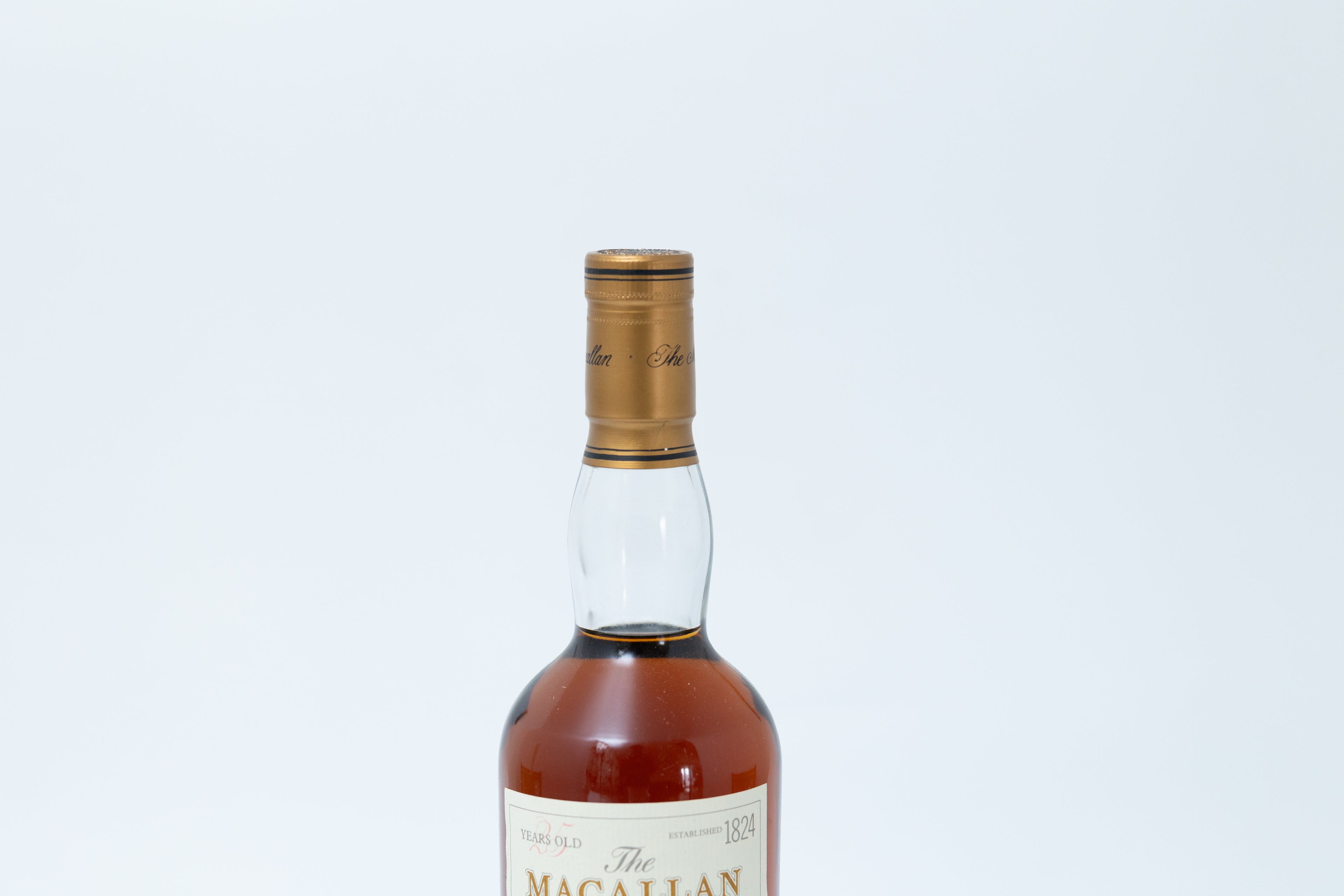 Macallan 1968 25 Year Old Anniversary Malt Bottled 1994 With Original Wood Box