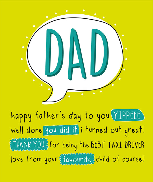 Yippee Father's Day Card