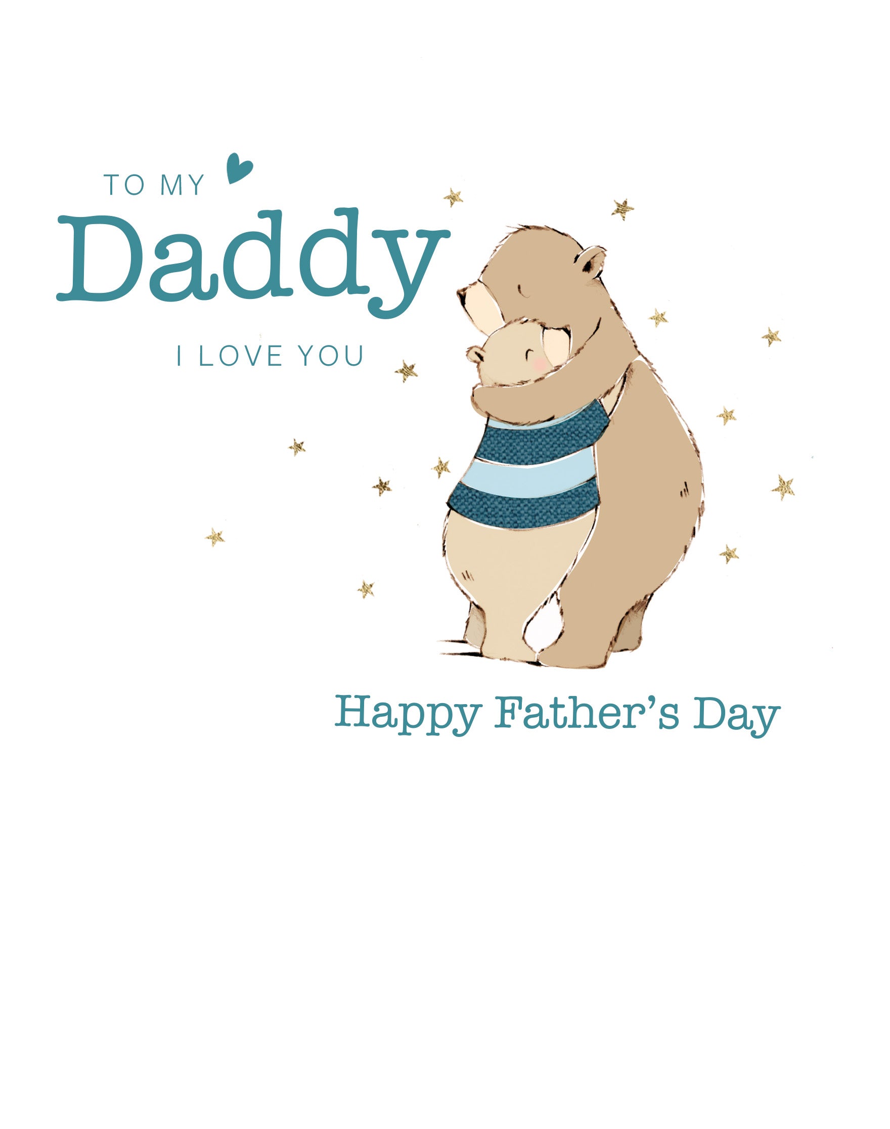 Teddy Father's Day Card