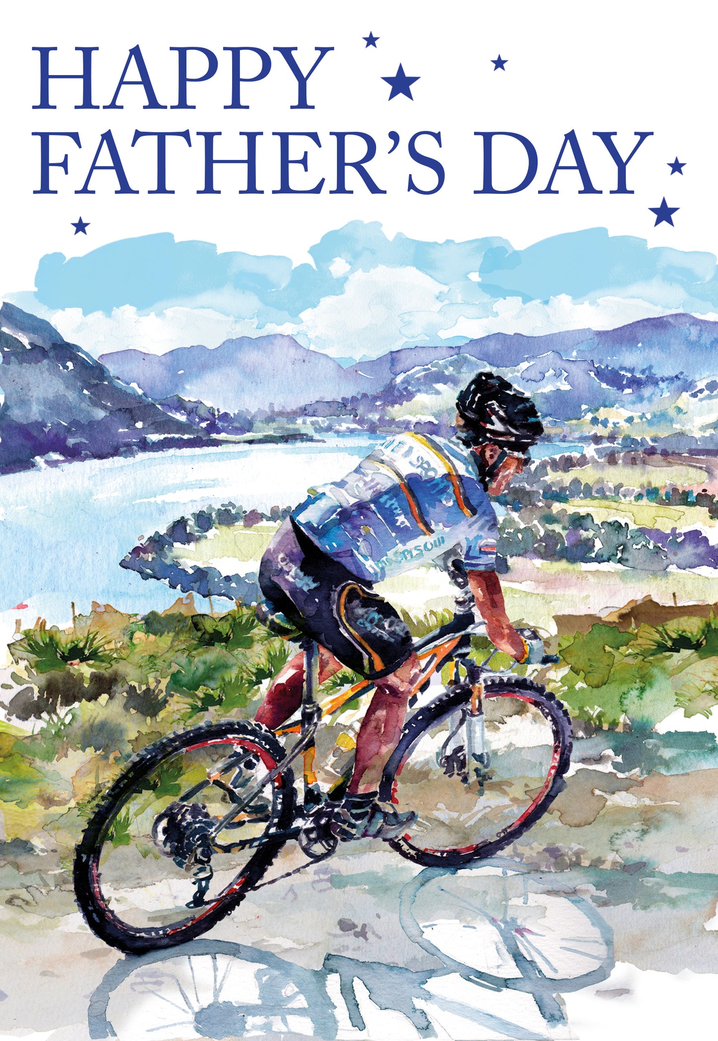 Cyclist Father's Day Card