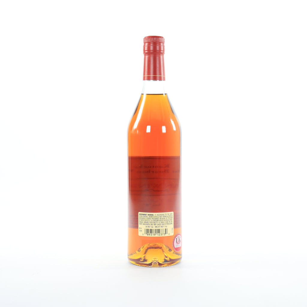 Back label of Pappy Van Winkle 12 Year Old Lot B Special Reserve 2025 release (45.2% ABV)