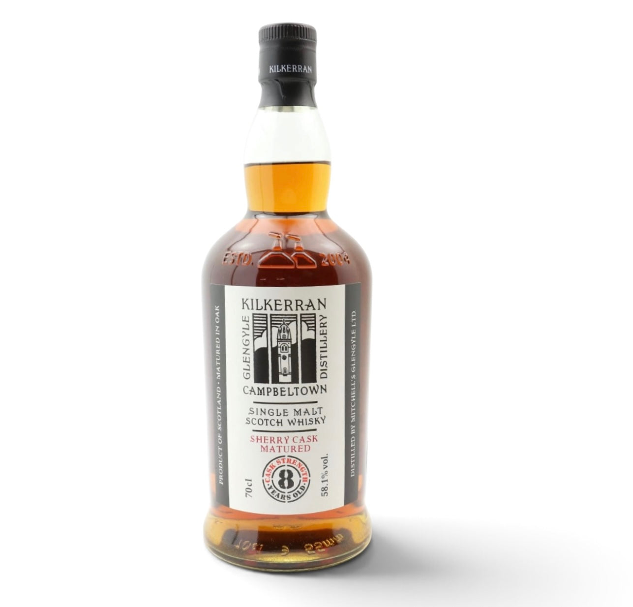 Kilkerran 8 Year Old Cask Strength Sherry Cask | 57.5% | 70cl | Campbeltown Single Malt