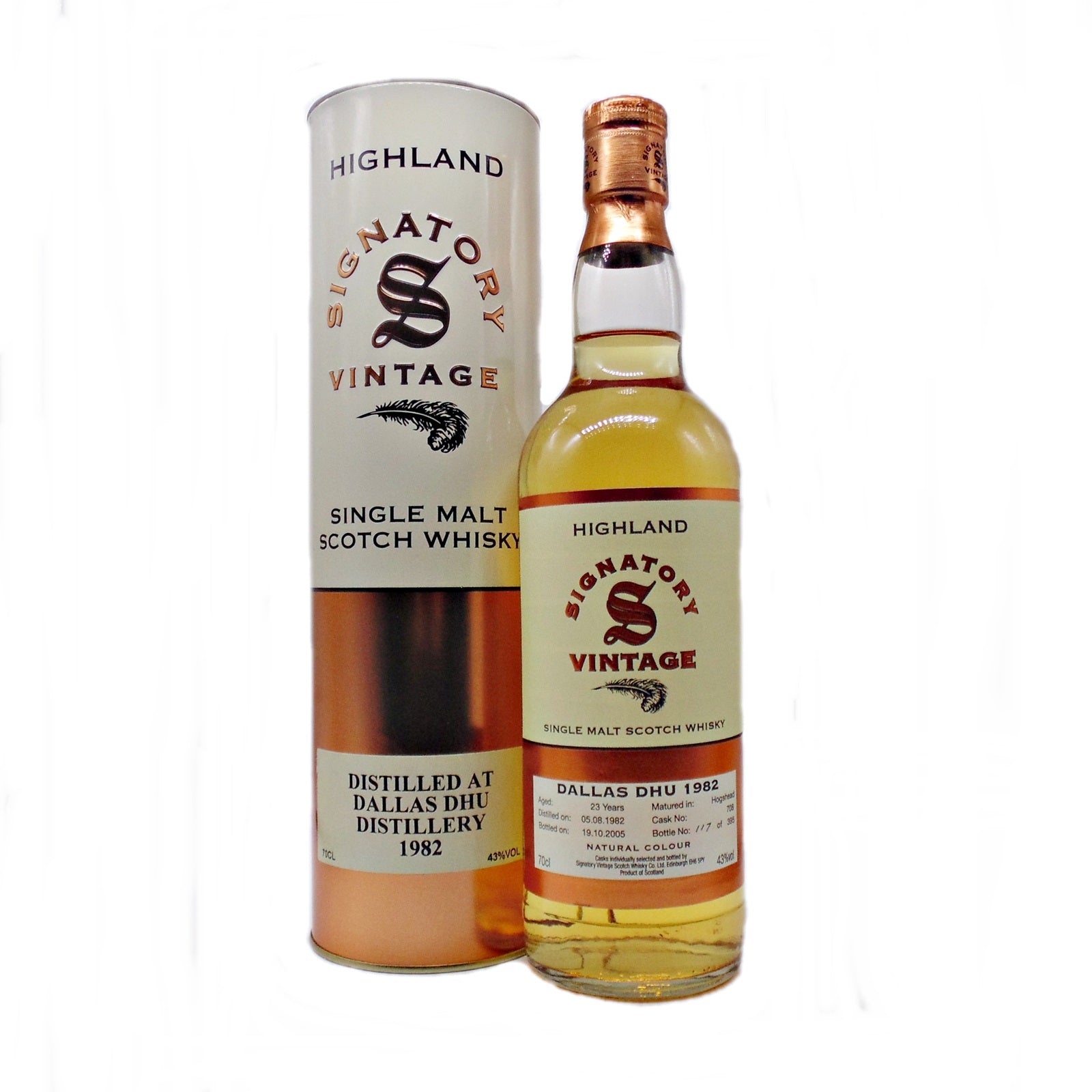 Dallas Dhu 23 Year Old 1982 Signatory Vintage