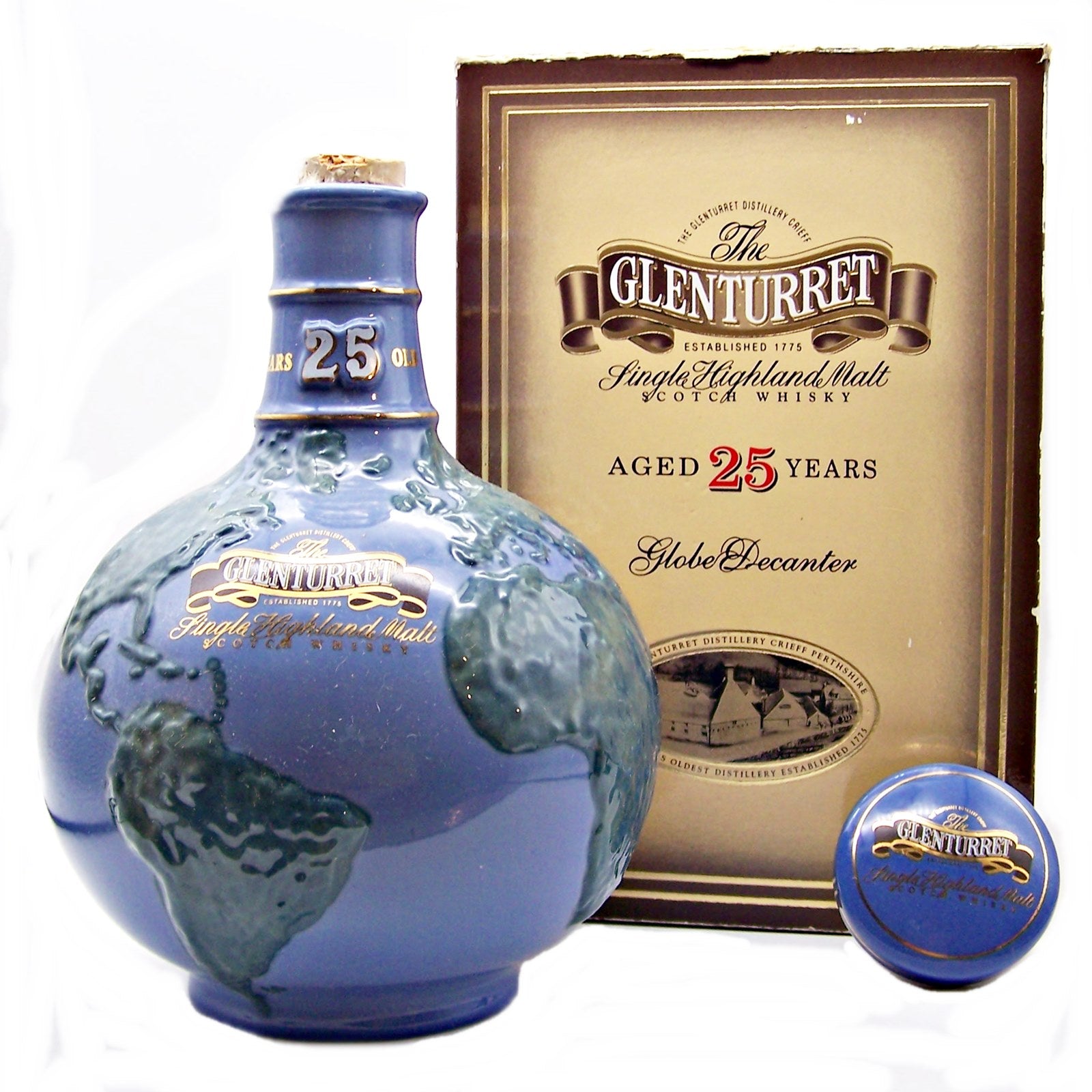 Glenturret 25 Year Old Globe Decanter