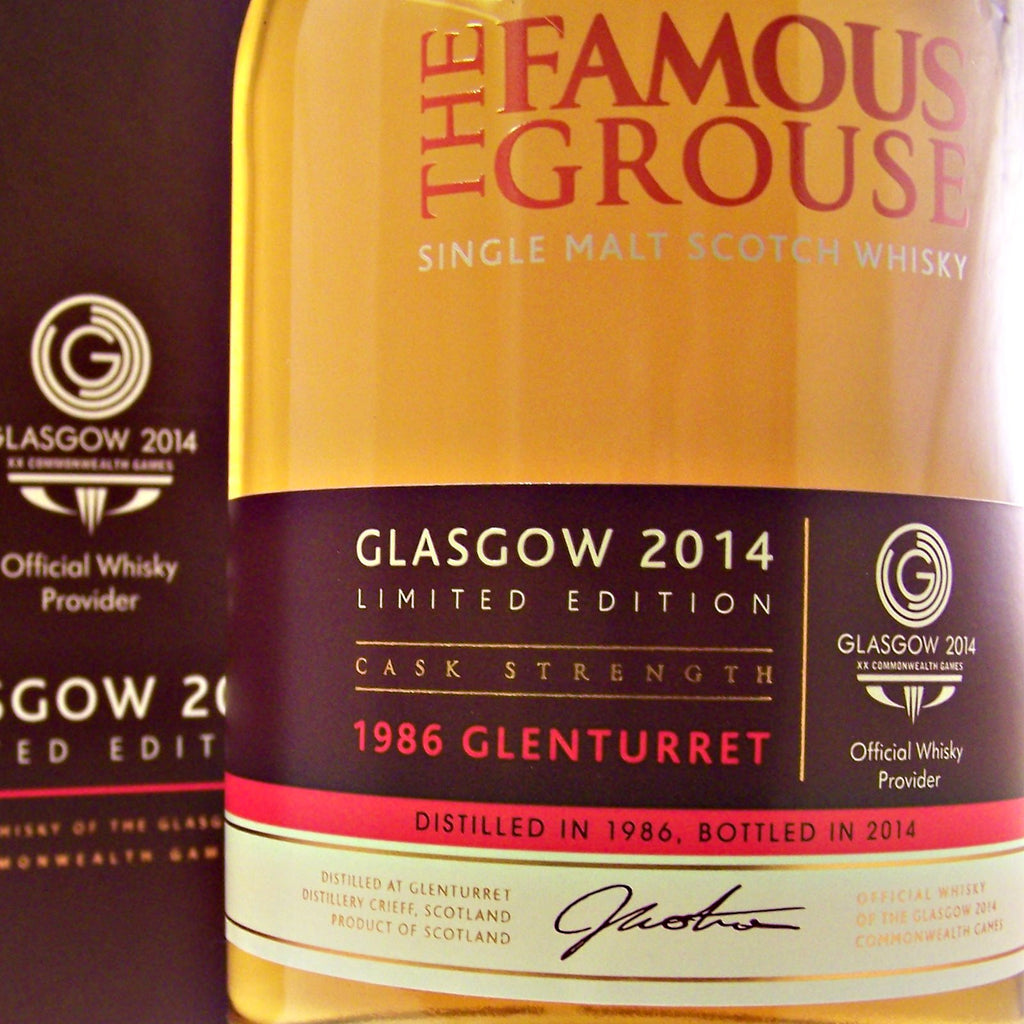 Famous Grouse Bottling of Glenturret Glasgow 2014 Commonwealth Games