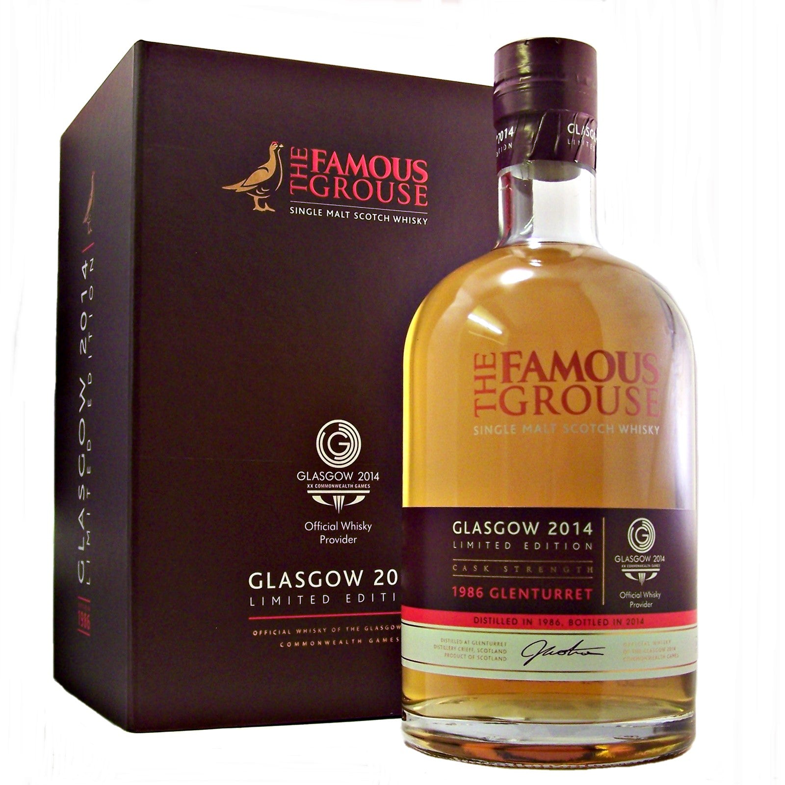 Famous Grouse Bottling of Glenturret Glasgow 2014 Commonwealth Games