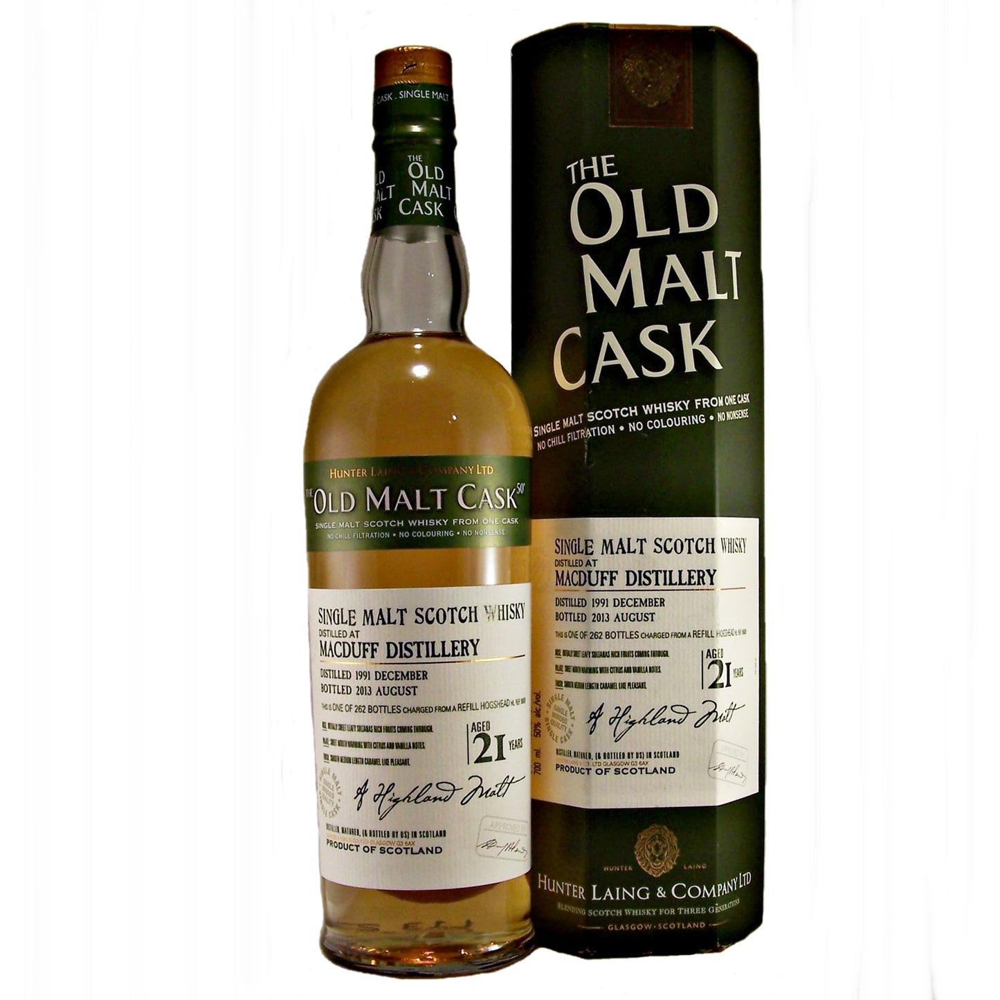 Macduff 21 Year Old - Old Malt Cask