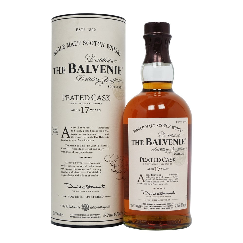 Balvenie 17 Year Old - Peated Cask - 48.7%