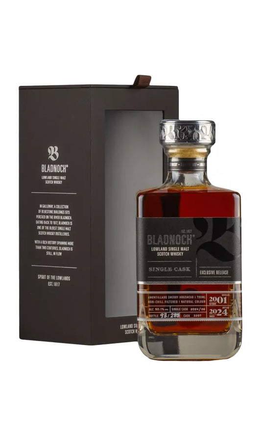 Bladnoch Single Amontillado Sherry Cask #3207 2001 23 Year