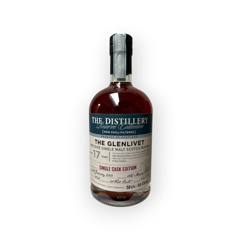 The Glenlivet 2003 Distillery Reserve 17 Year Old | First Fill Sherry Butt #4530 | 58.4% | 50cl | 828 Bottles