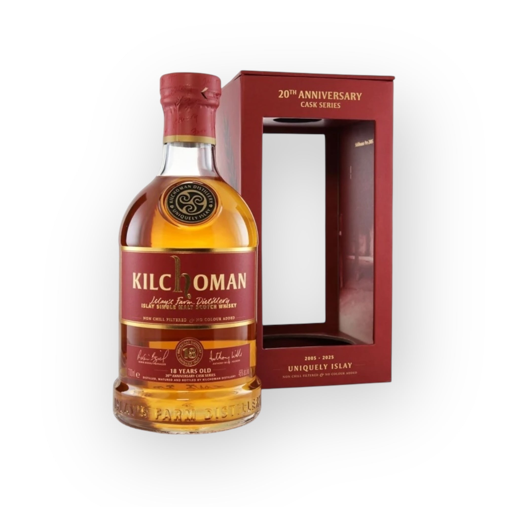 Kilchoman 18 Year Old Bourbon Cask Matured 20th Anniversary Series