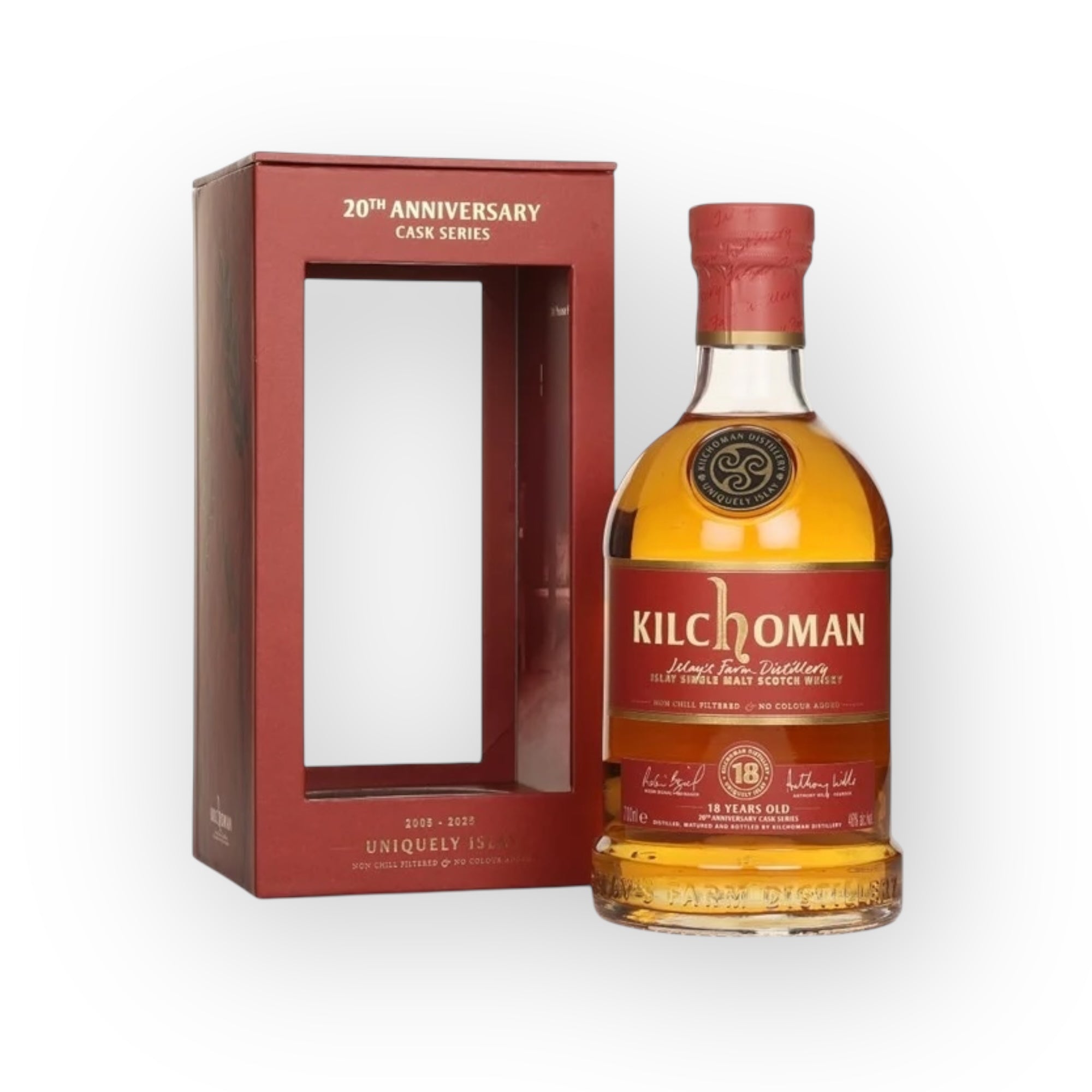 Kilchoman 18 Year Old Bourbon Cask Matured 20th Anniversary Series