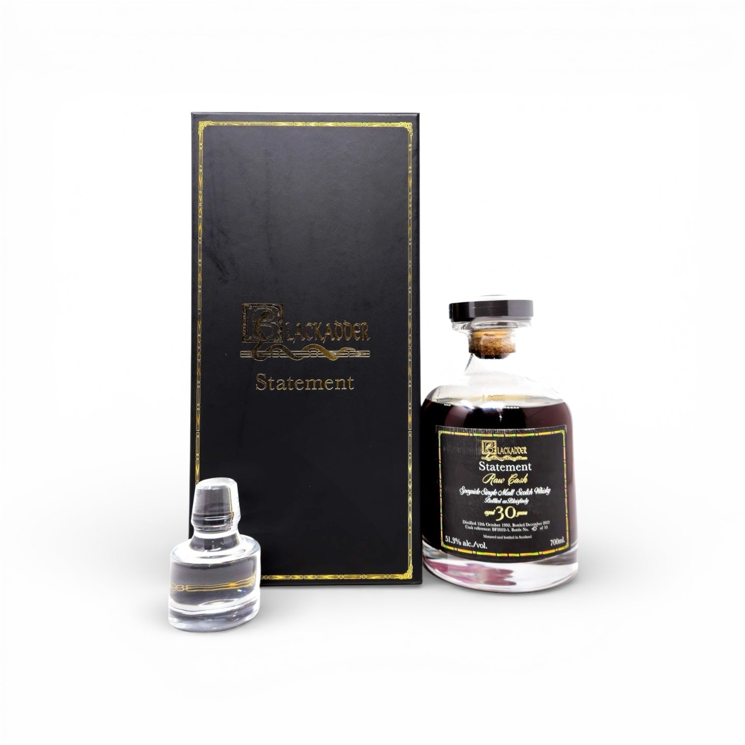 Blairfindy Blackadder 1992 30 Year Old Single Malt Scotch Whisky, 70cl, 51.3% ABV