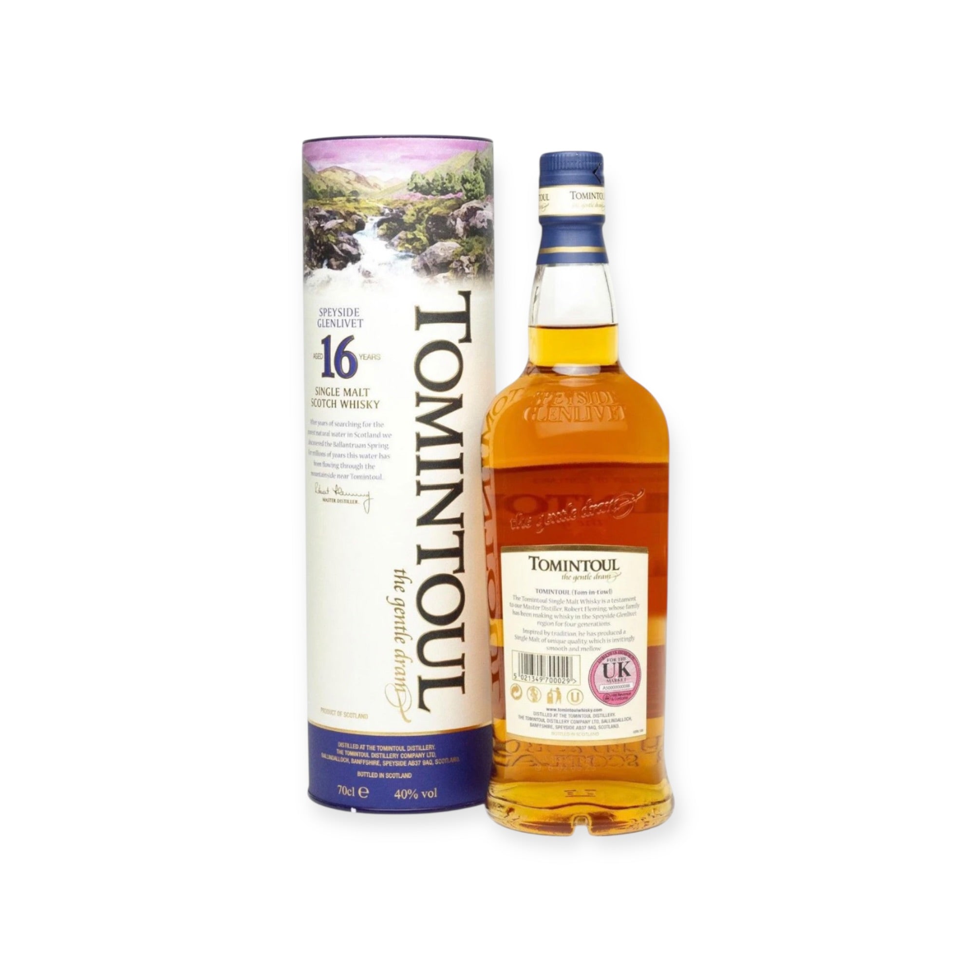 Tomintoul 16 Year Old 40% ABV