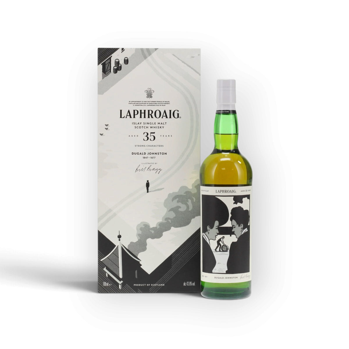 Laphroaig 35 Year Old | Strong Characters Chapter 2 | Dugald Johnston | 43.8% | 70cl | Islay Single Malt
