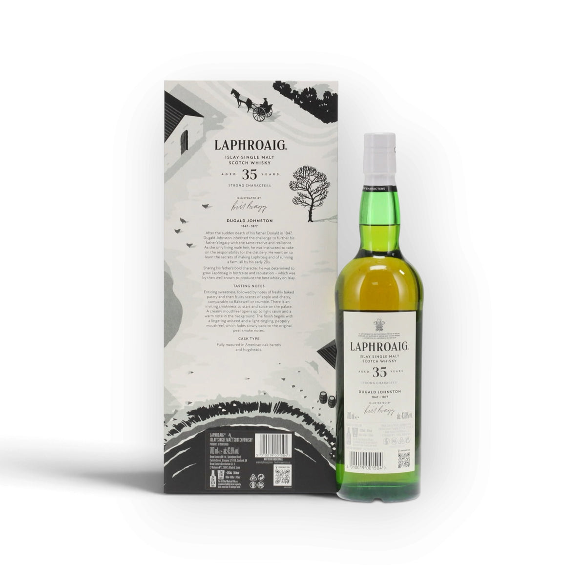 Laphroaig 35 Year Old | Strong Characters Chapter 2 | Dugald Johnston | 43.8% | 70cl | Islay Single Malt