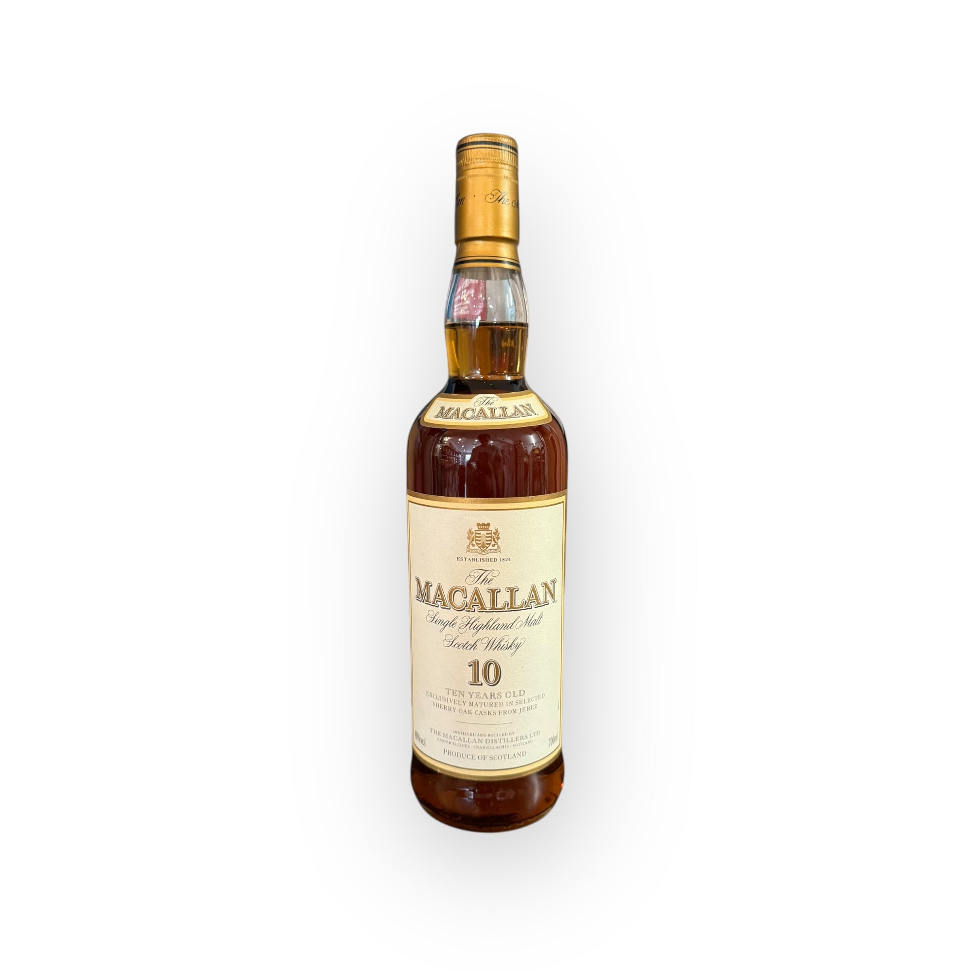 Macallan 10 year old exclusively matured in Sherry Oak Casks | Early 2000s
