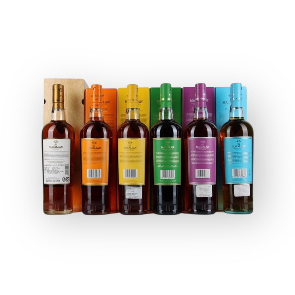 MACALLAN Edition Series with Wooden Box Edition 1 (Edition 1-6 Full Set)