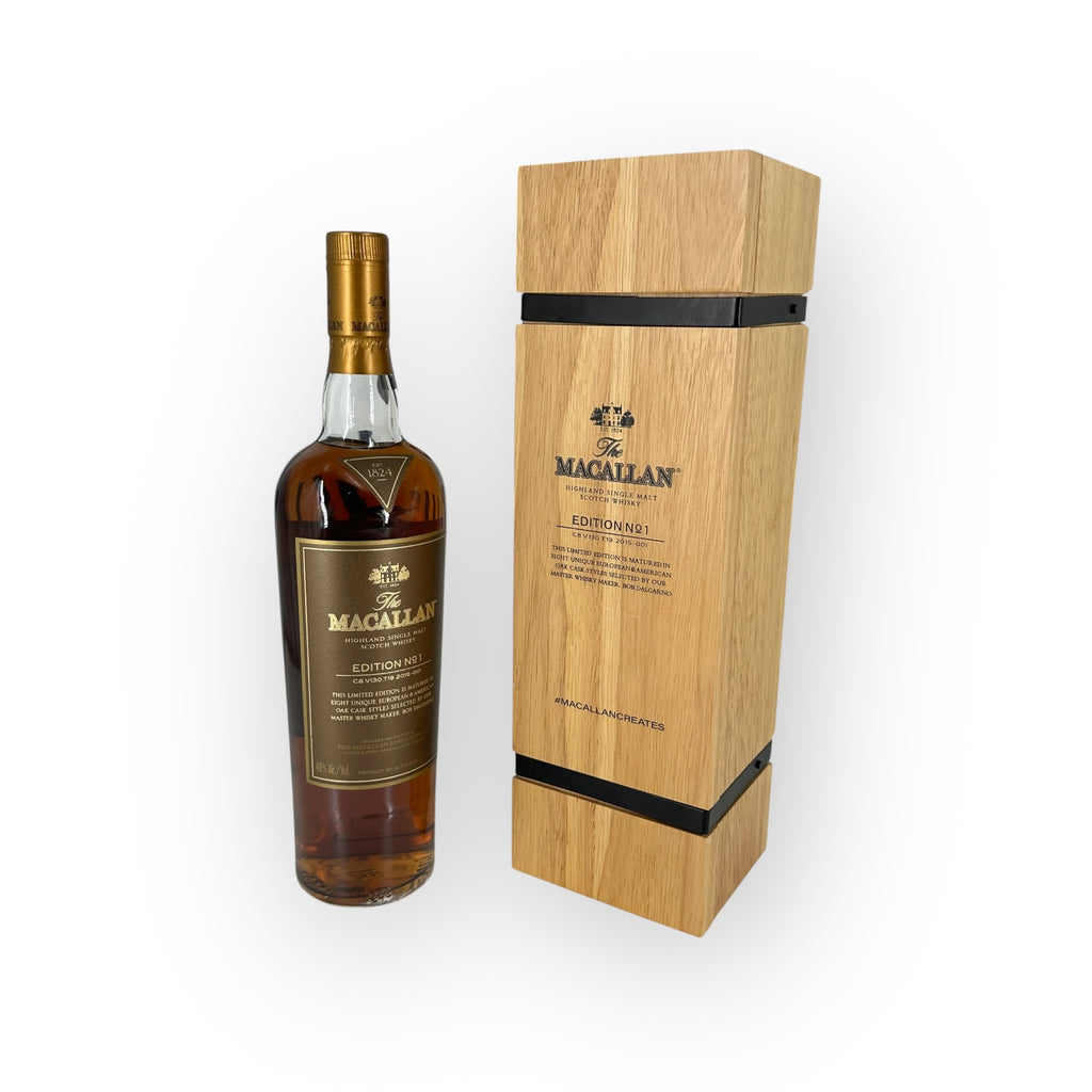 MACALLAN Edition Series with Wooden Box Edition 1 (Edition 1-6 Full Set)