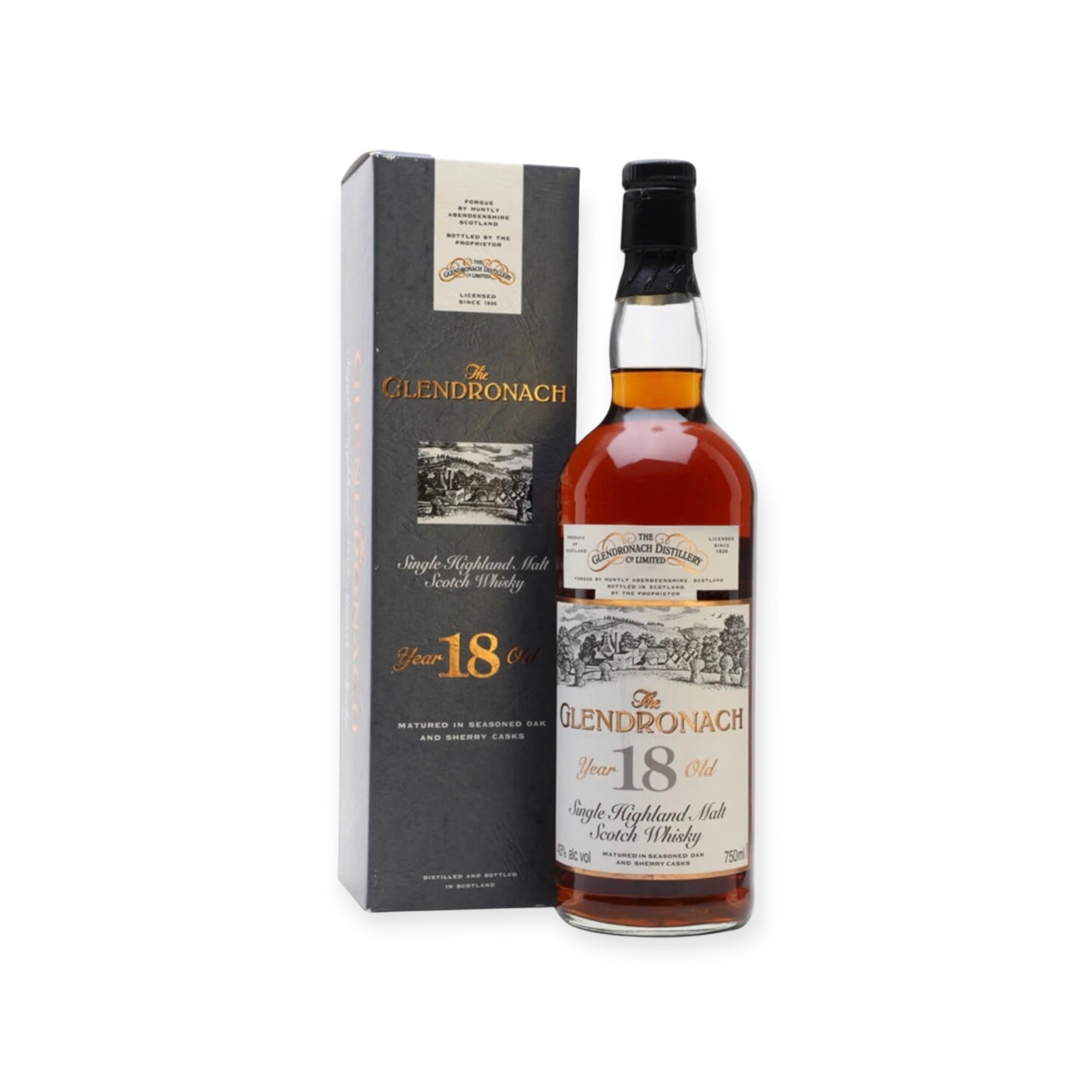 GlenDronach 1975 18 Year Old Sherry Cask (Bottled 1993) 43% 75cl