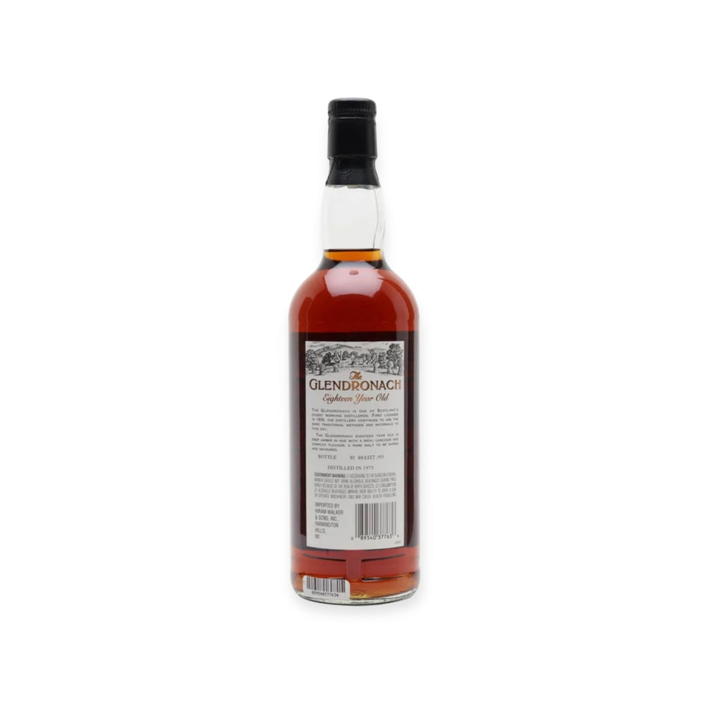 GlenDronach 1975 18 Year Old Sherry Cask (Bottled 1993) 43% 75cl